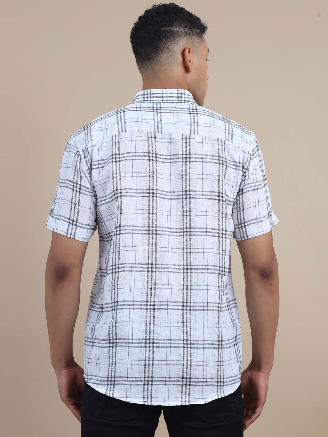 Plaidify White Checks Shirt