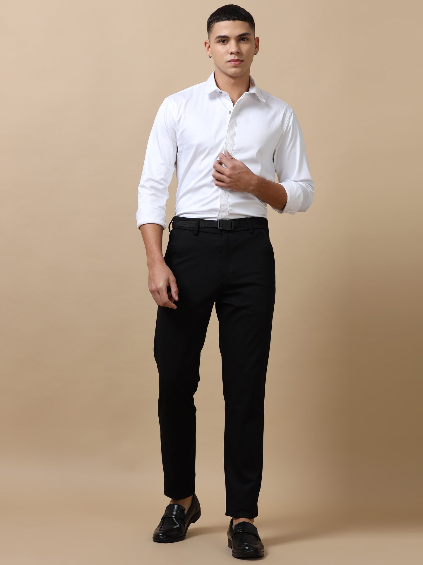 Mens White Party Wear Shirt