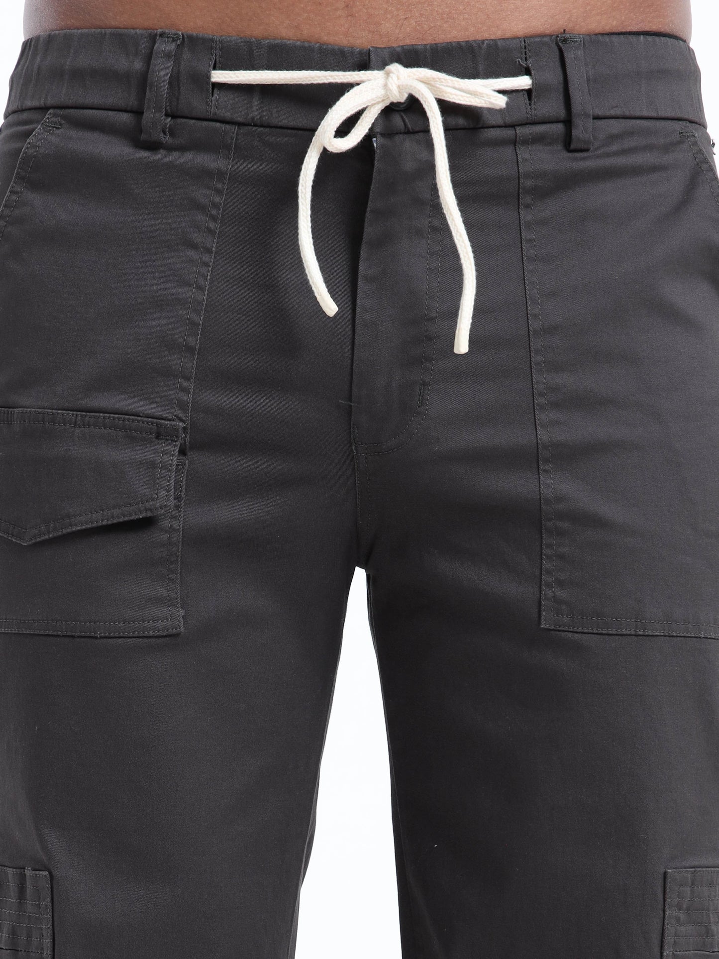 Dark Grey Cargo Pant for Men