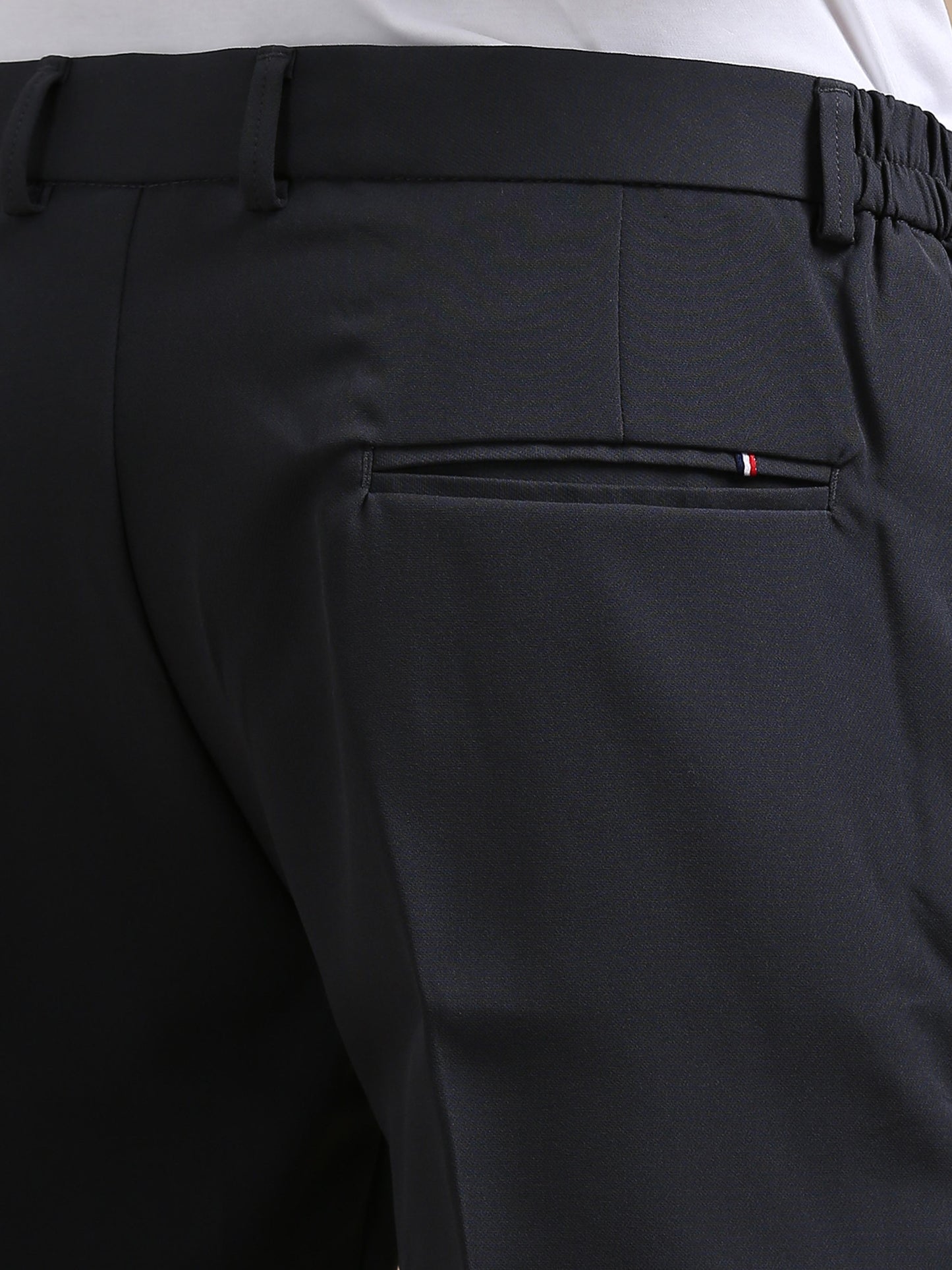 Featufle 4 Way Black Chinos Stretchable for Men
