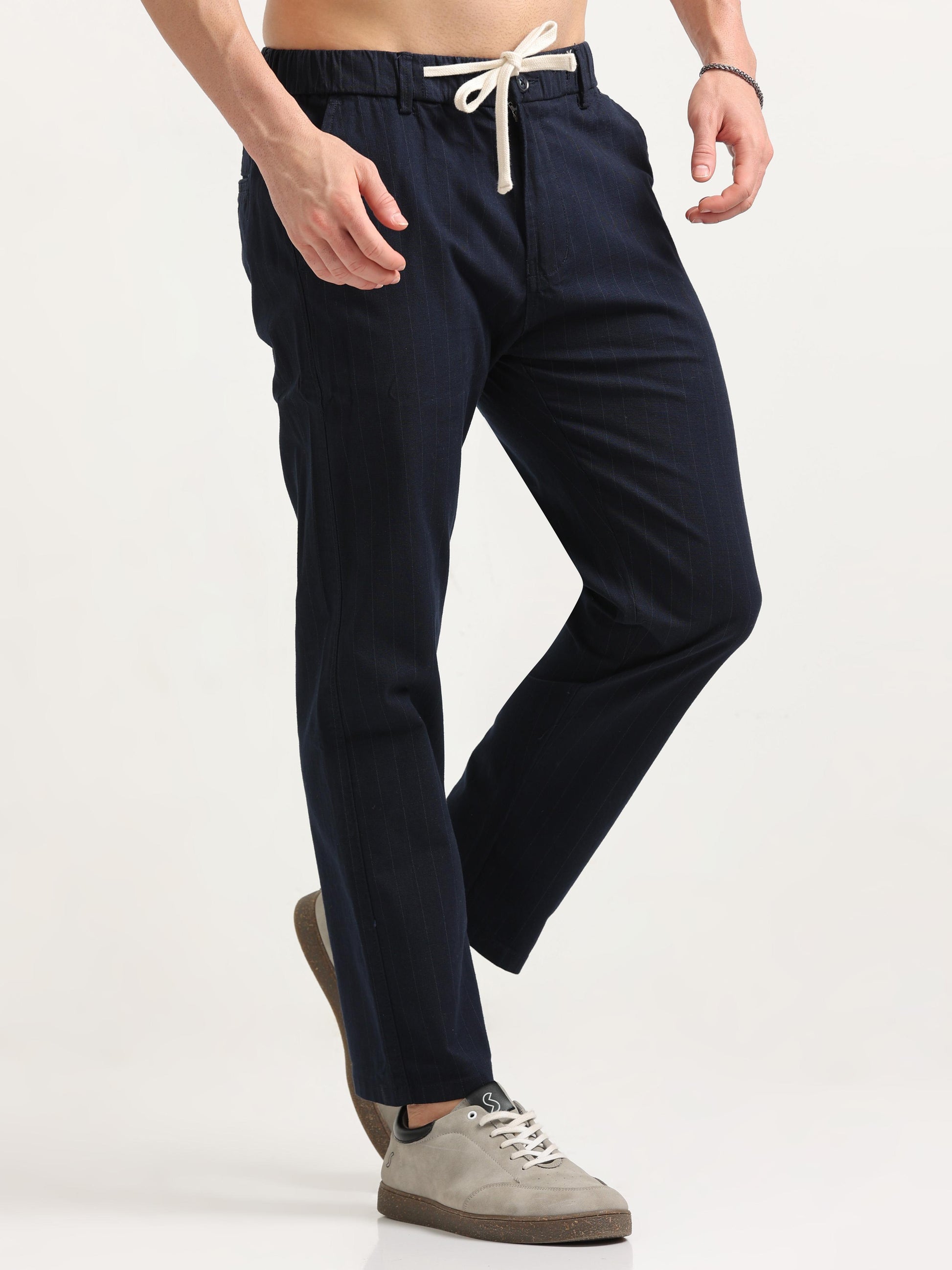 Casual Black Trousers for Men 