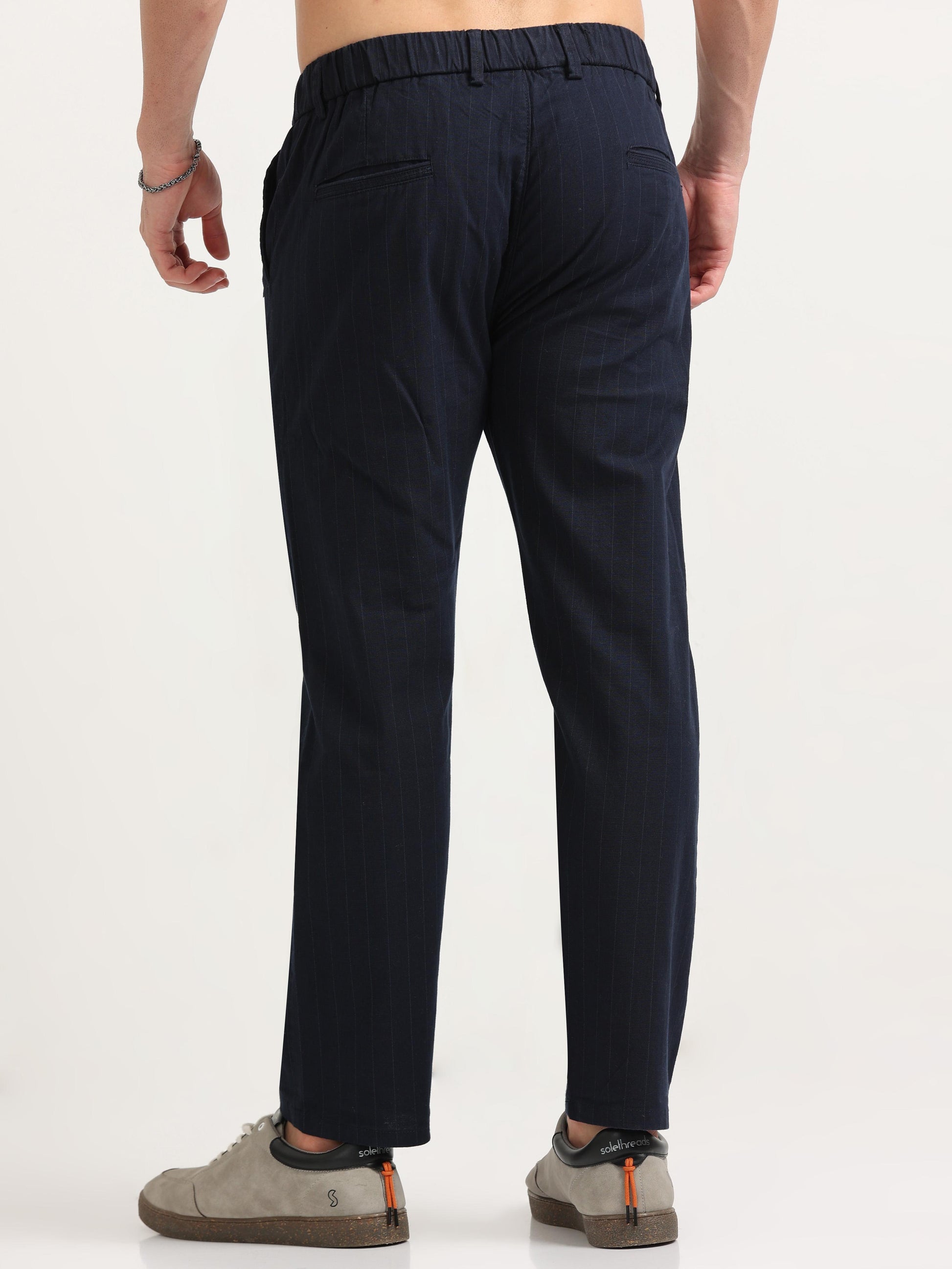 Casual Black Trousers for Men 