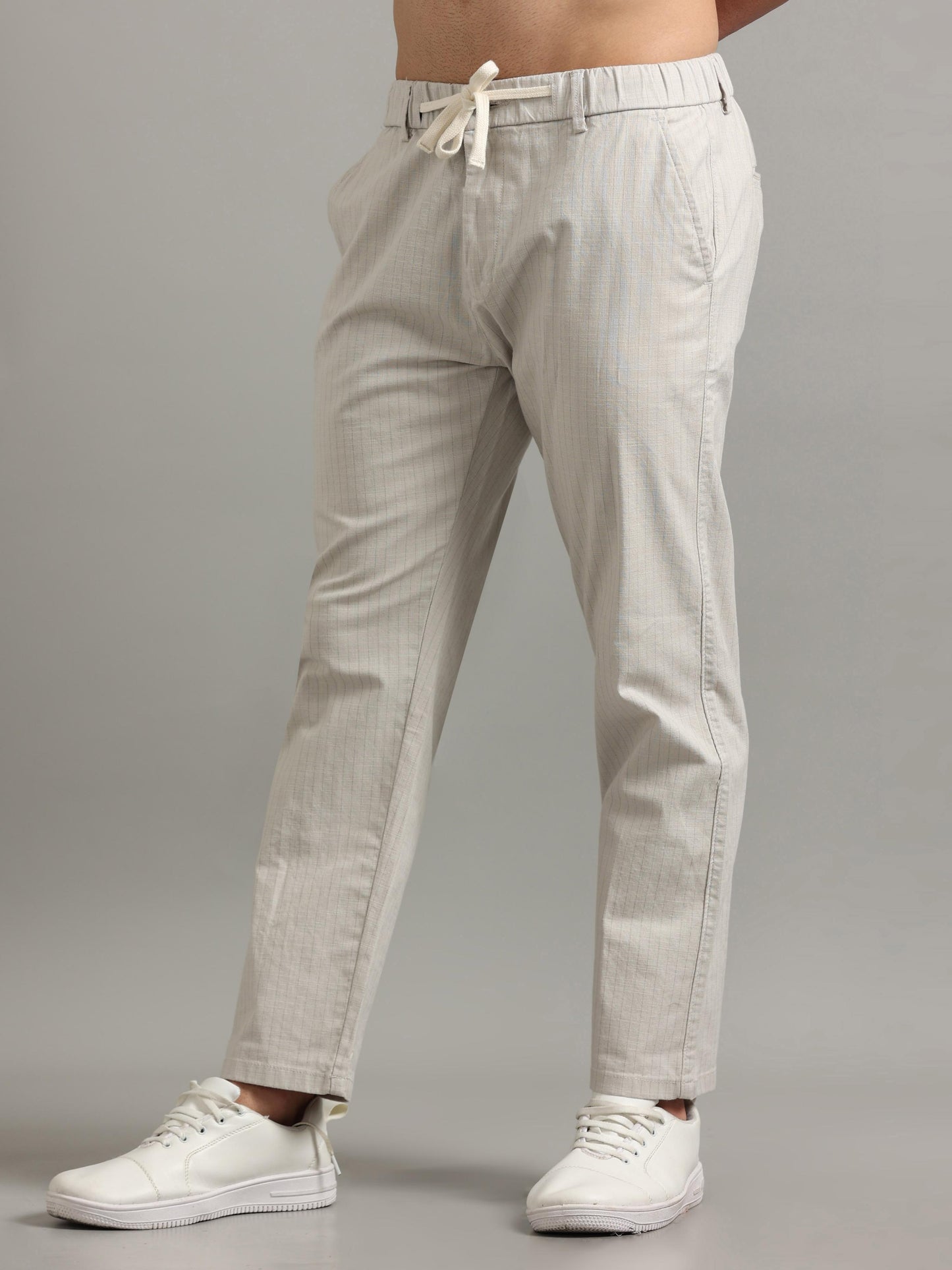 Cool Regular Fit Chikoo Formal Trousers for Mens 