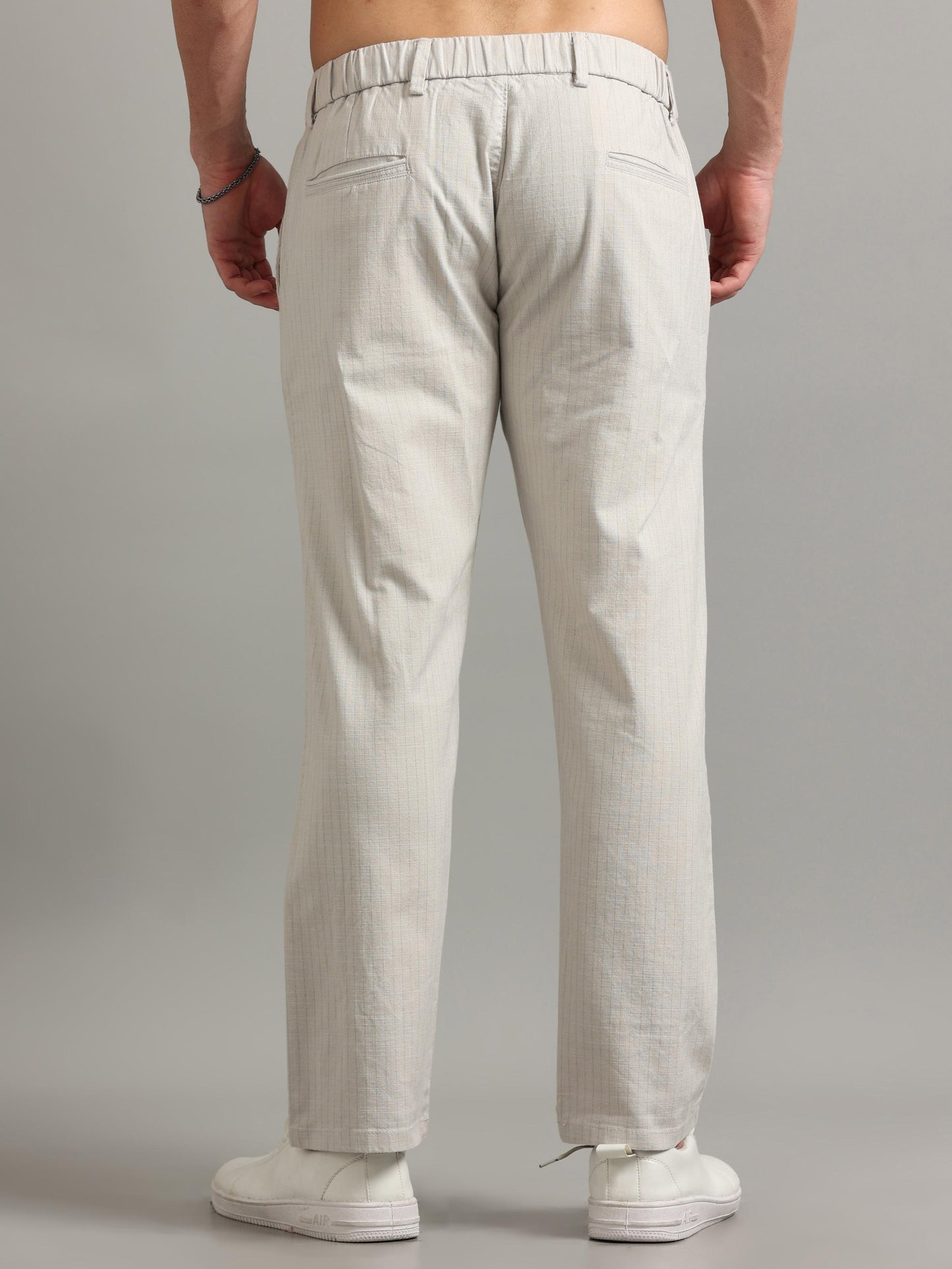 Cool Regular Fit Chikoo Formal Trousers for Mens 