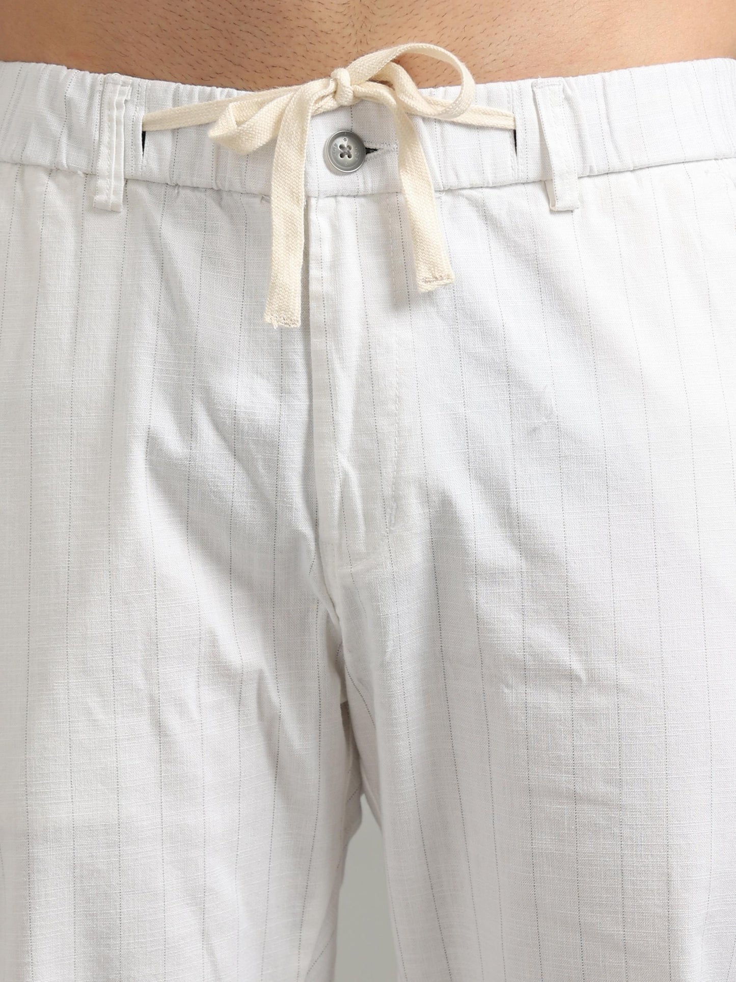 Trendy White Trousers Men 