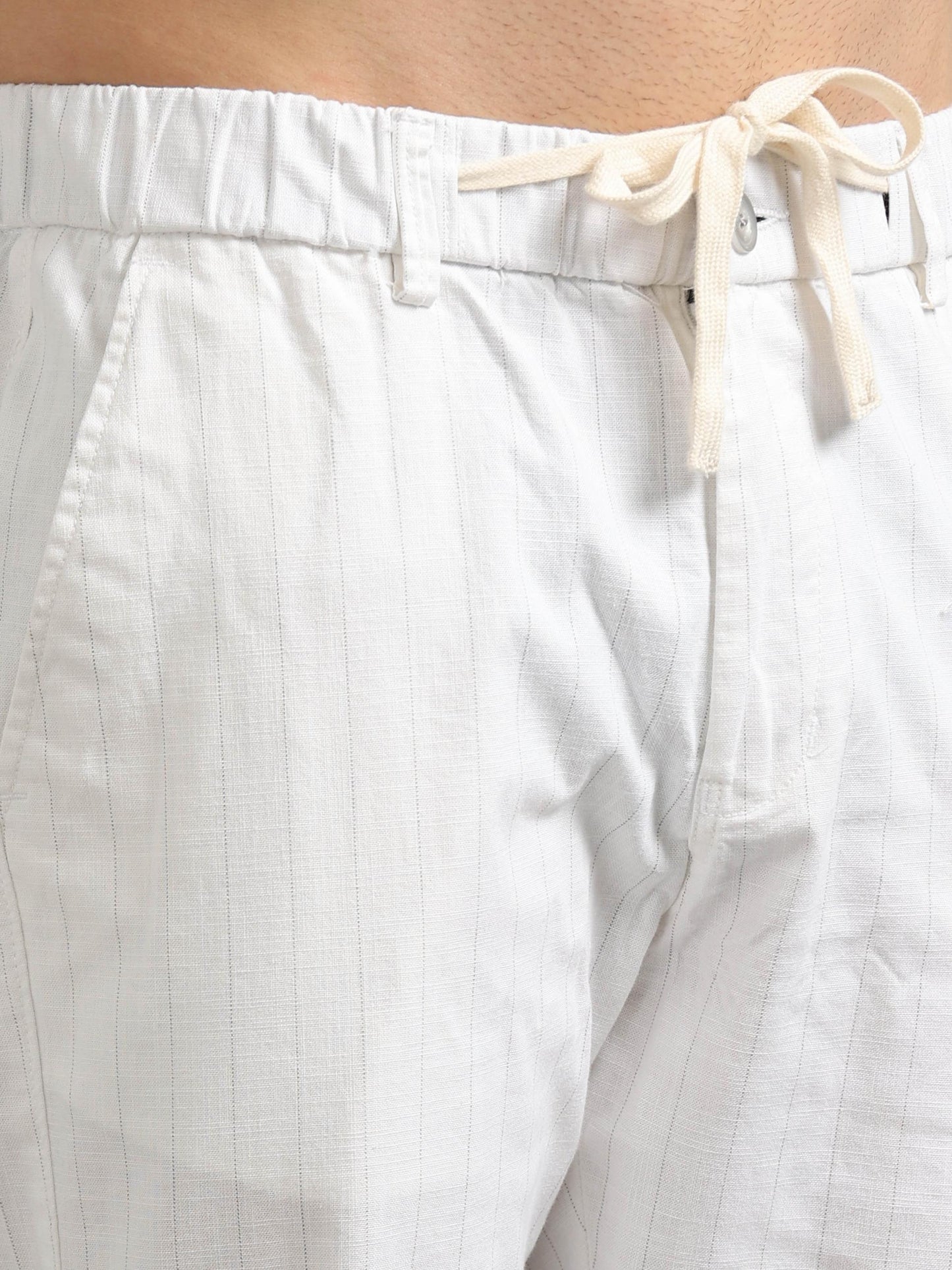 Trendy White Trousers Men 