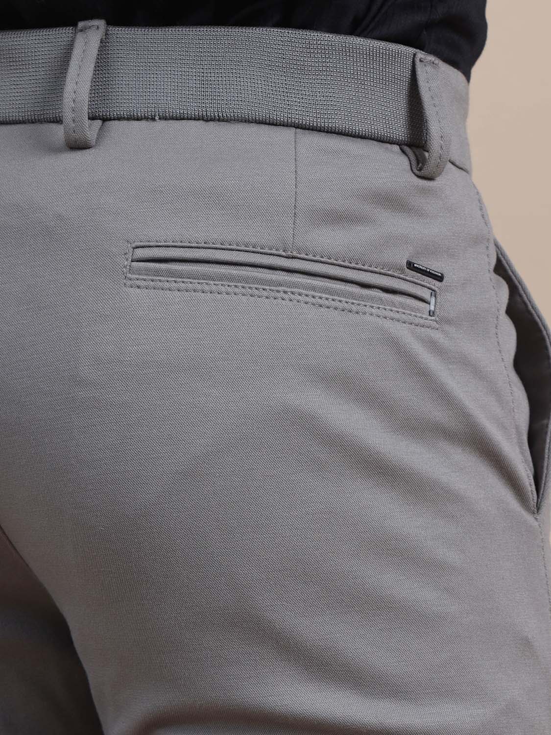 Flexi Fusion 4 Way Grey Chinos for men 