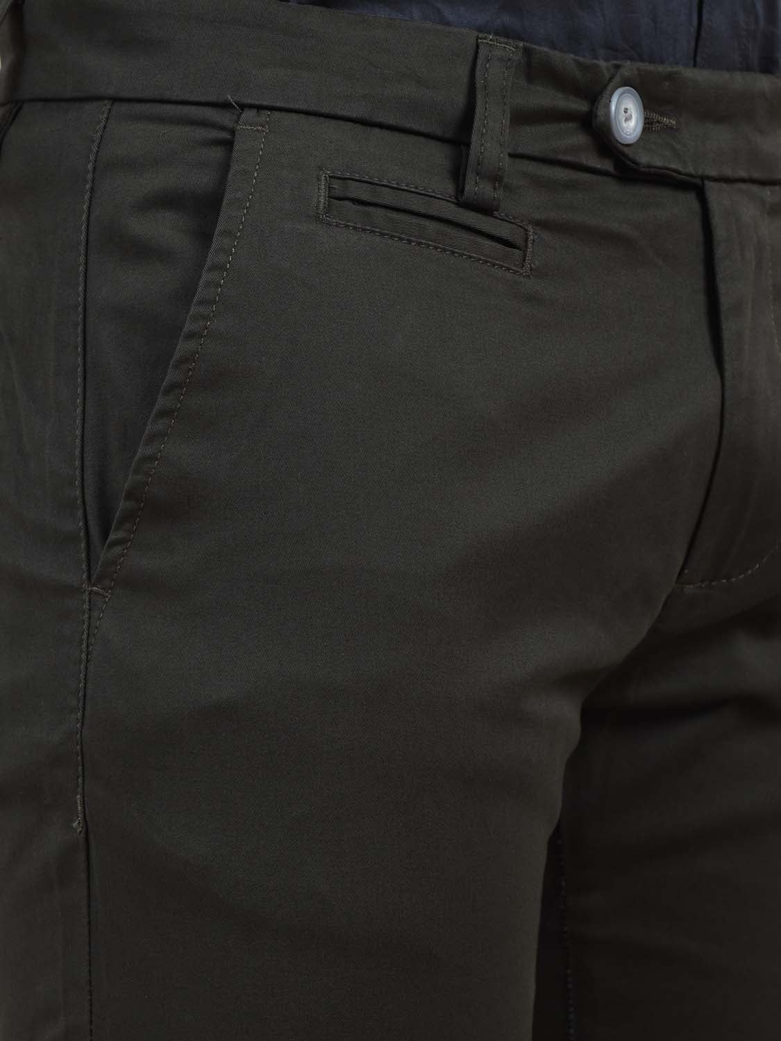 Trouso Comfort Olive Green Trouser