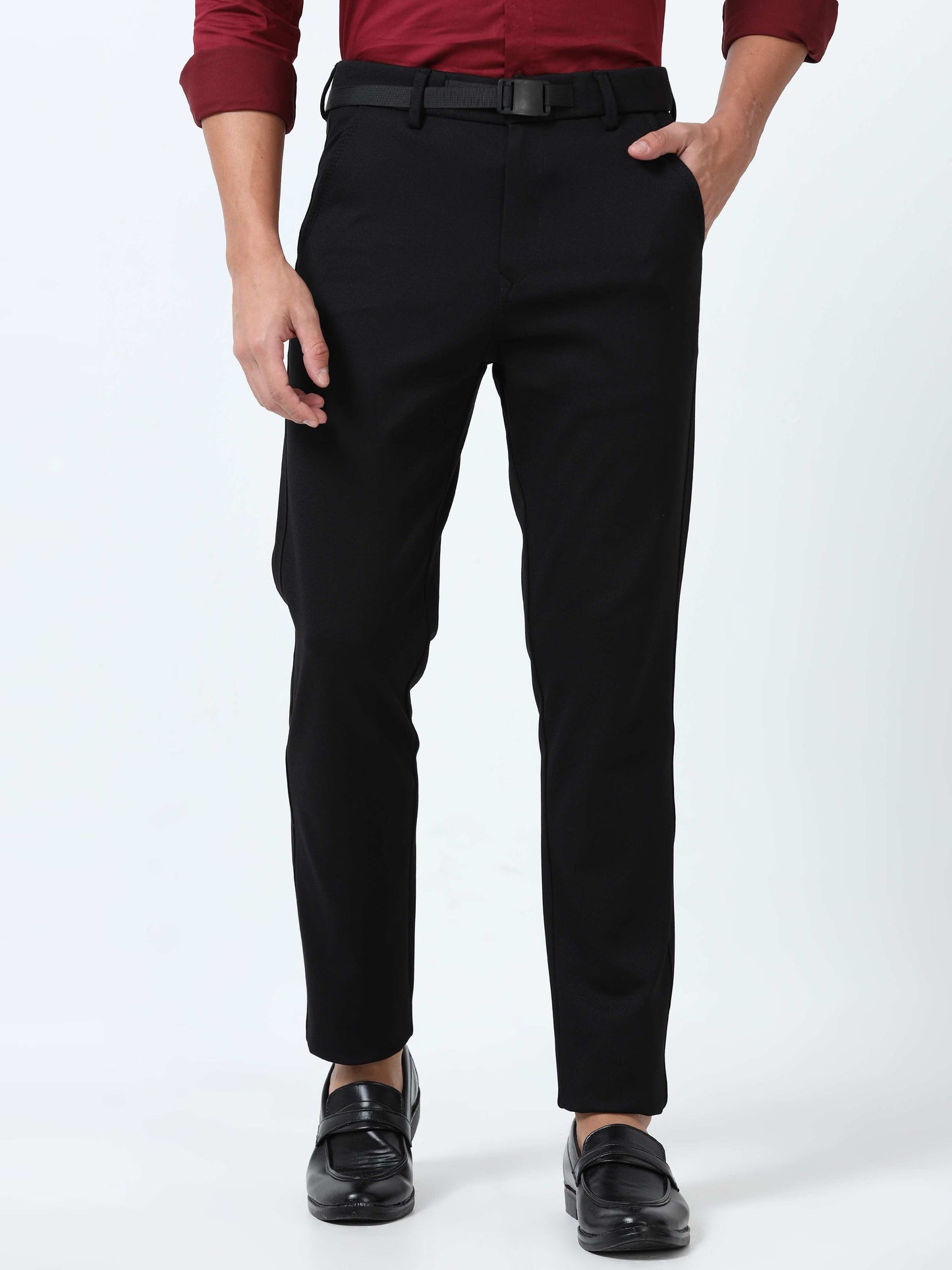 Mens Black Trouser