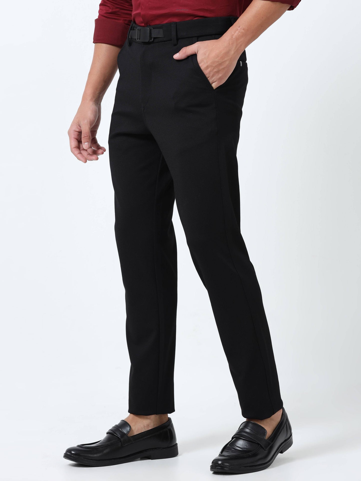 Mens Black Trouser