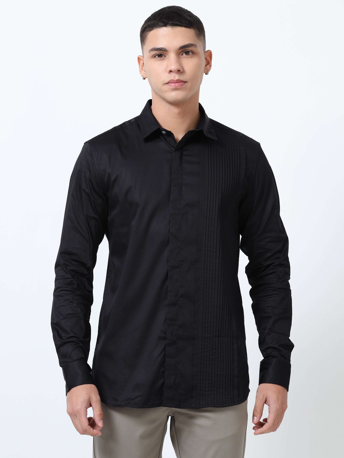 Black Formal Shirt for Men 