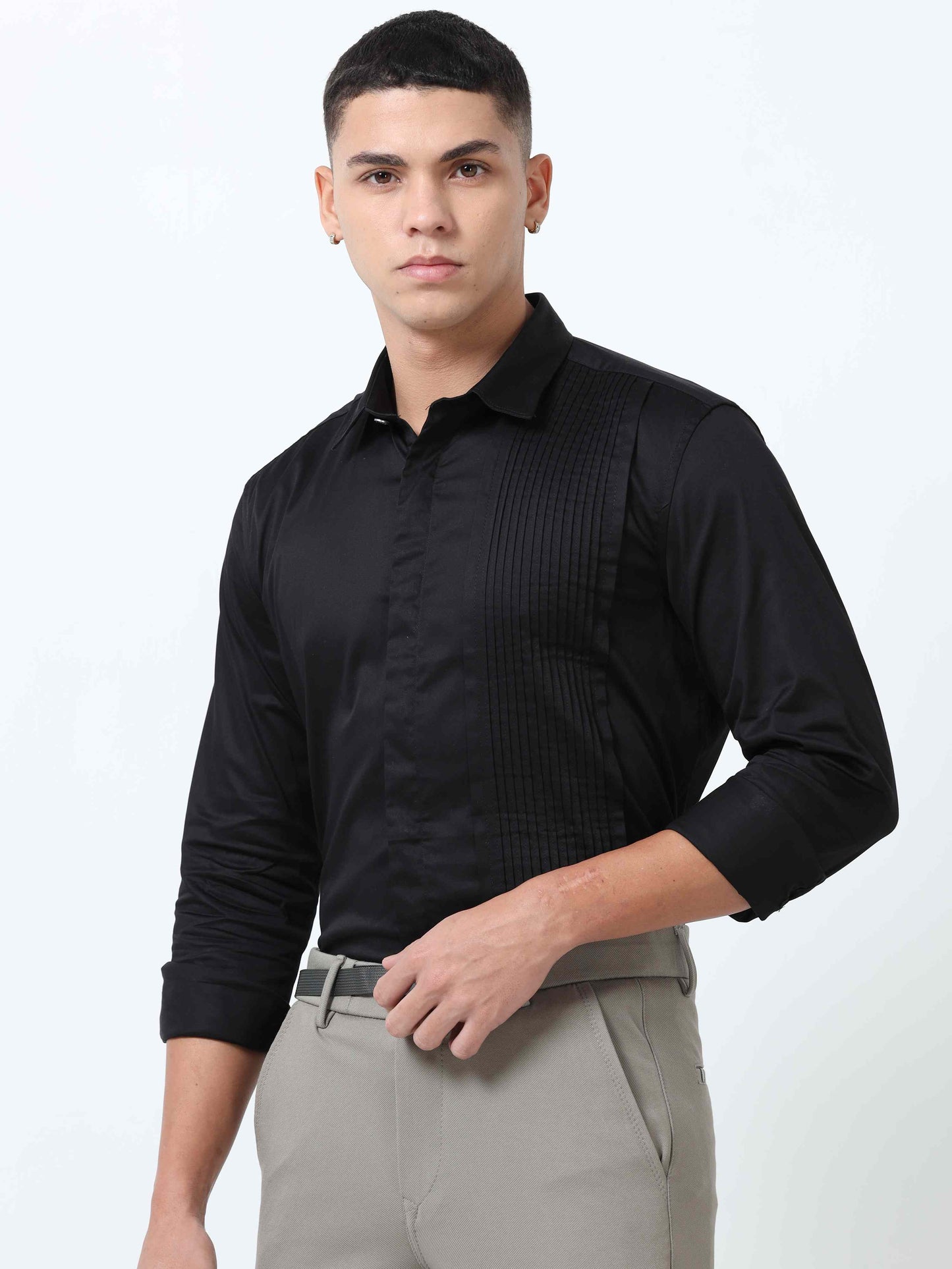 Black Formal Shirt for Men 