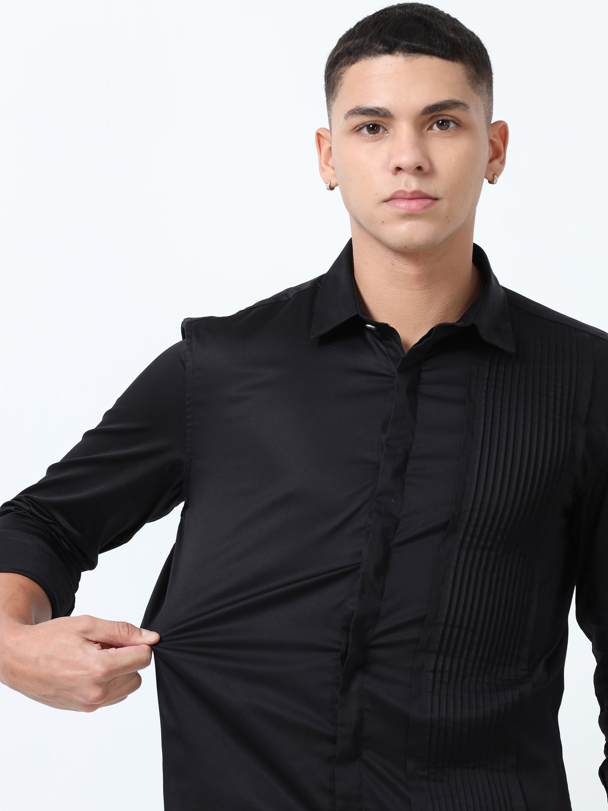 Black Formal Shirt for Men 