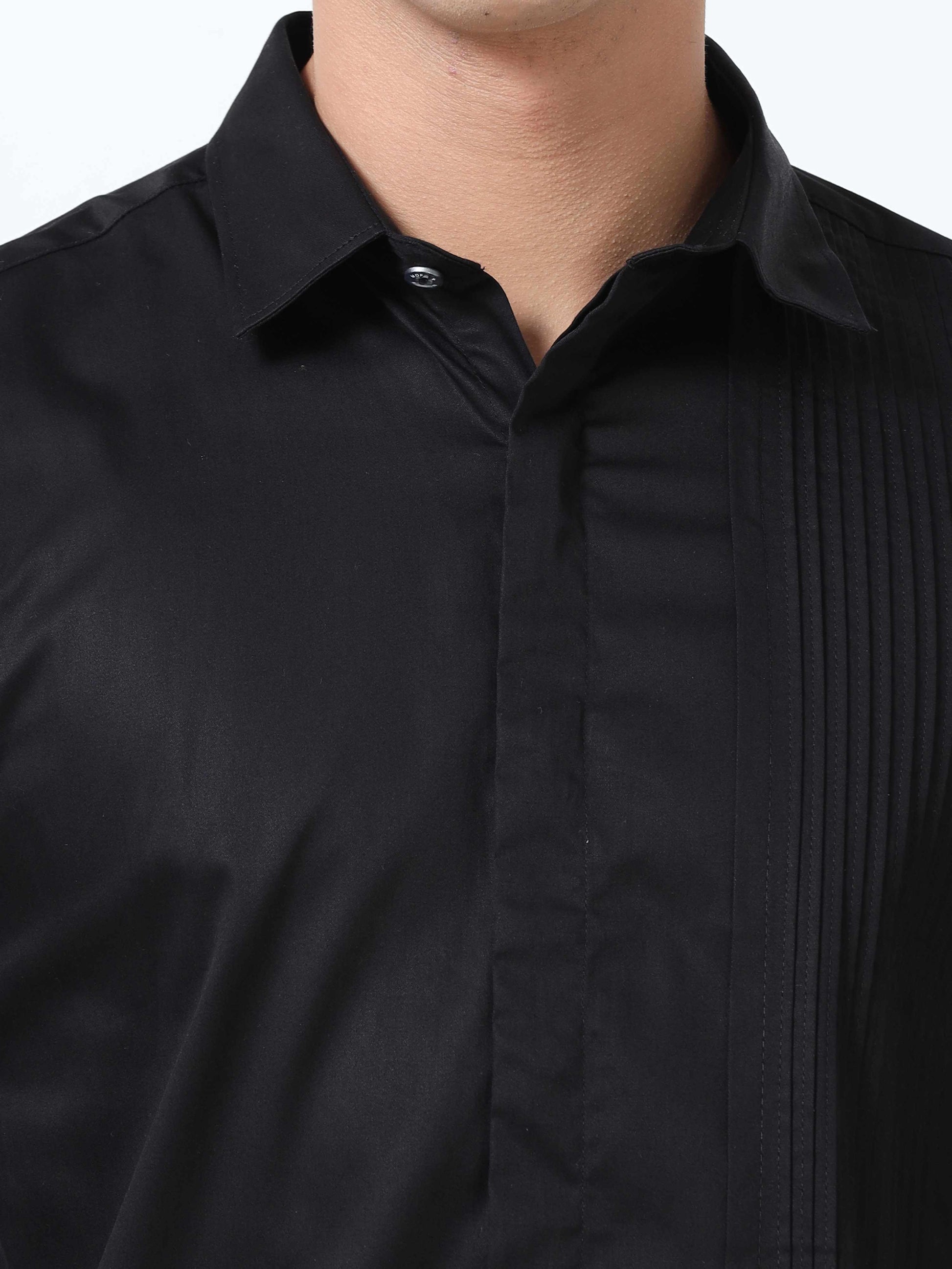 Black Formal Shirt for Men 