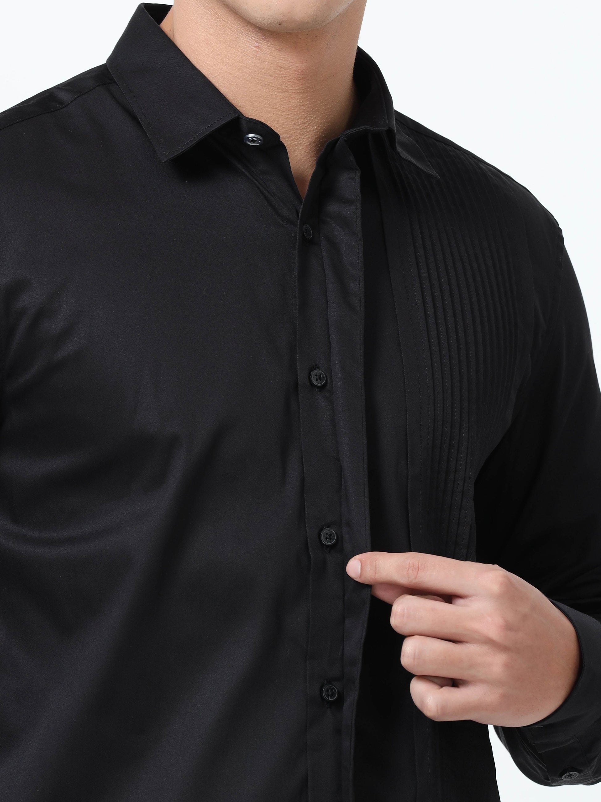 Black Formal Shirt for Men 