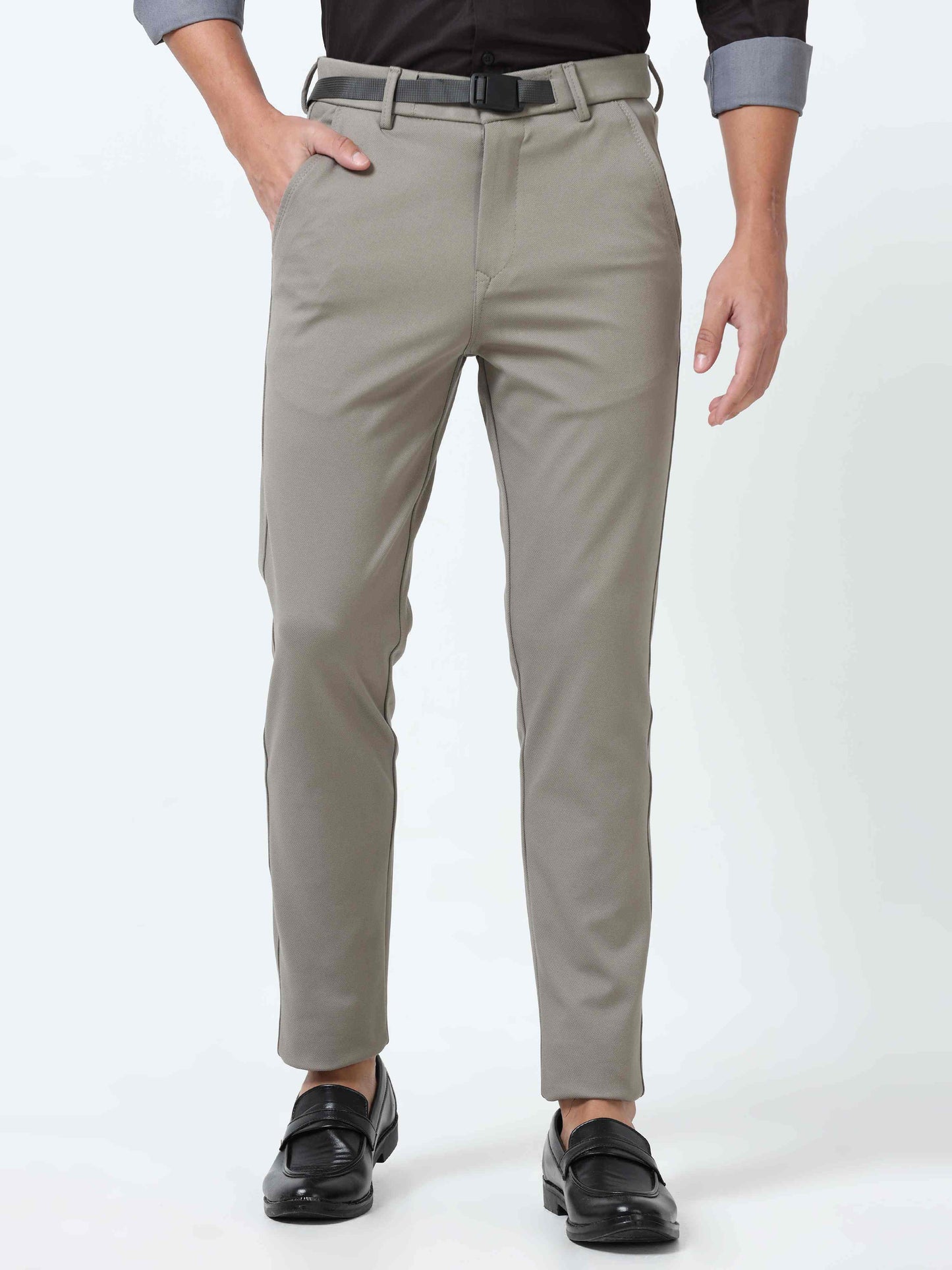 Men Warm Grey Trouser