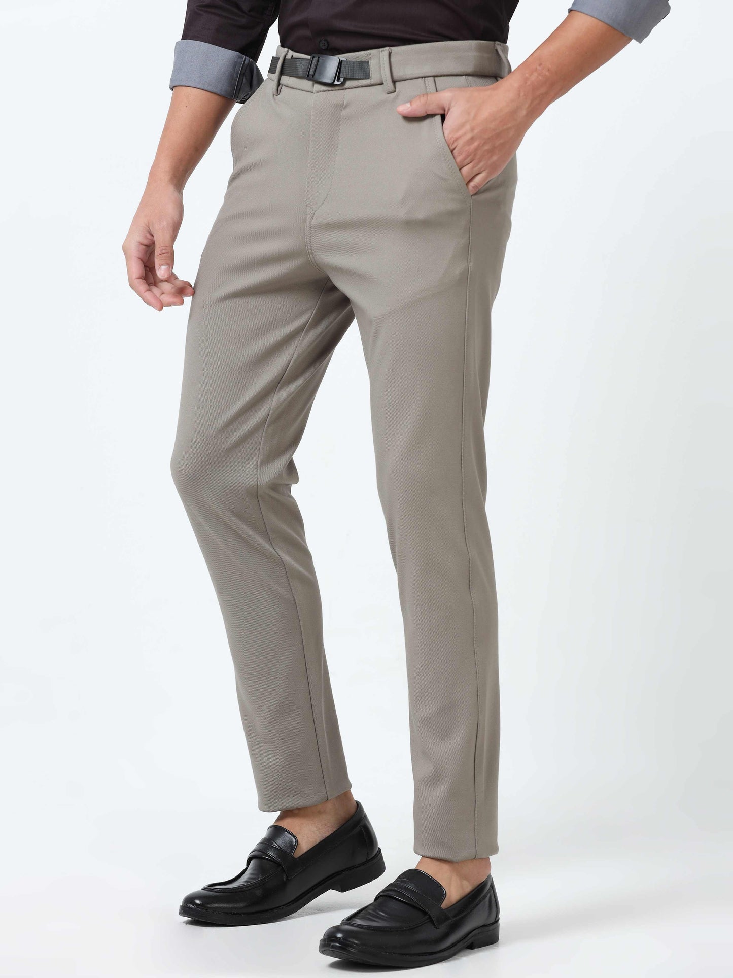 Men Warm Grey Trouser