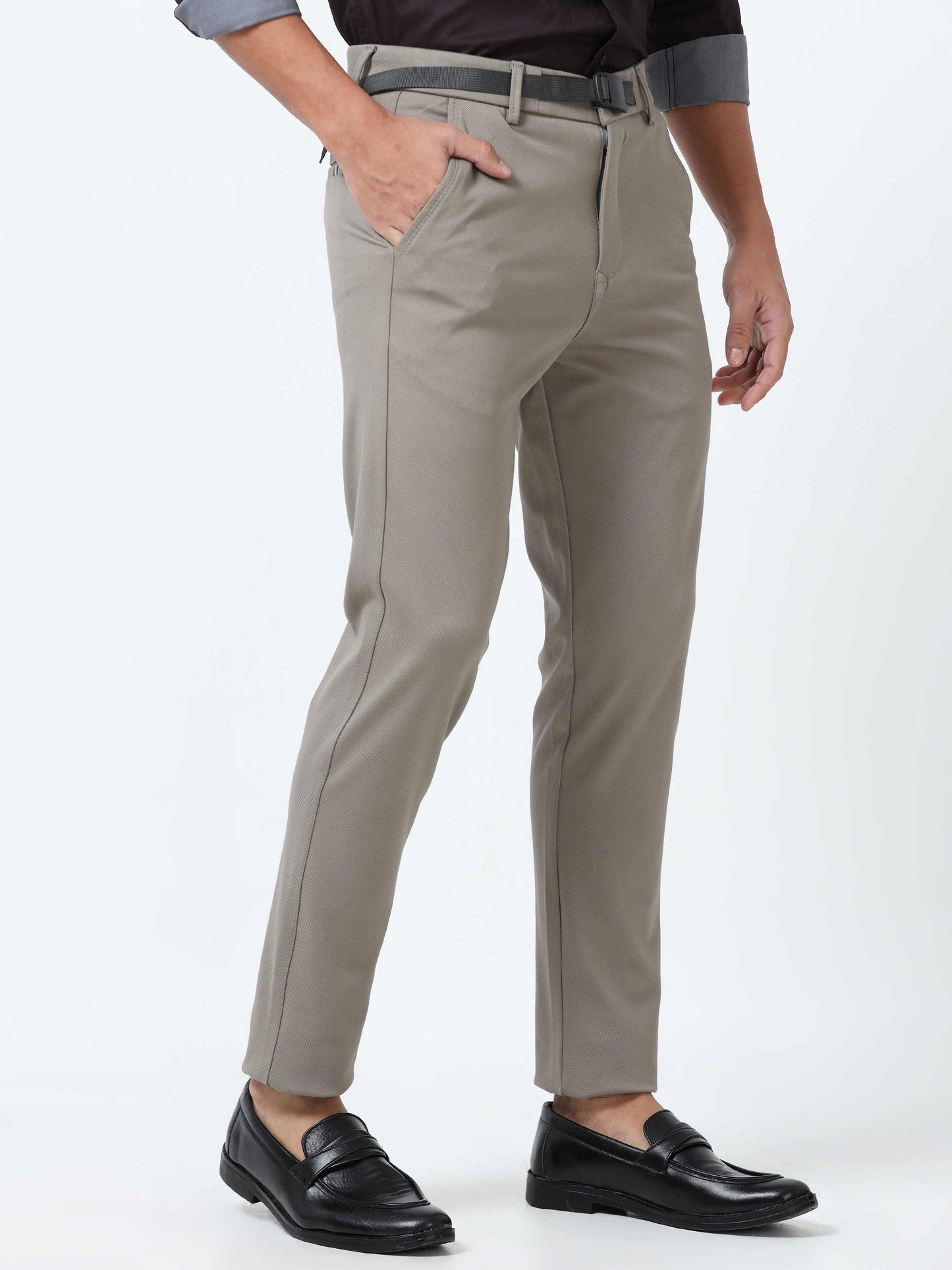 Men Warm Grey Trouser