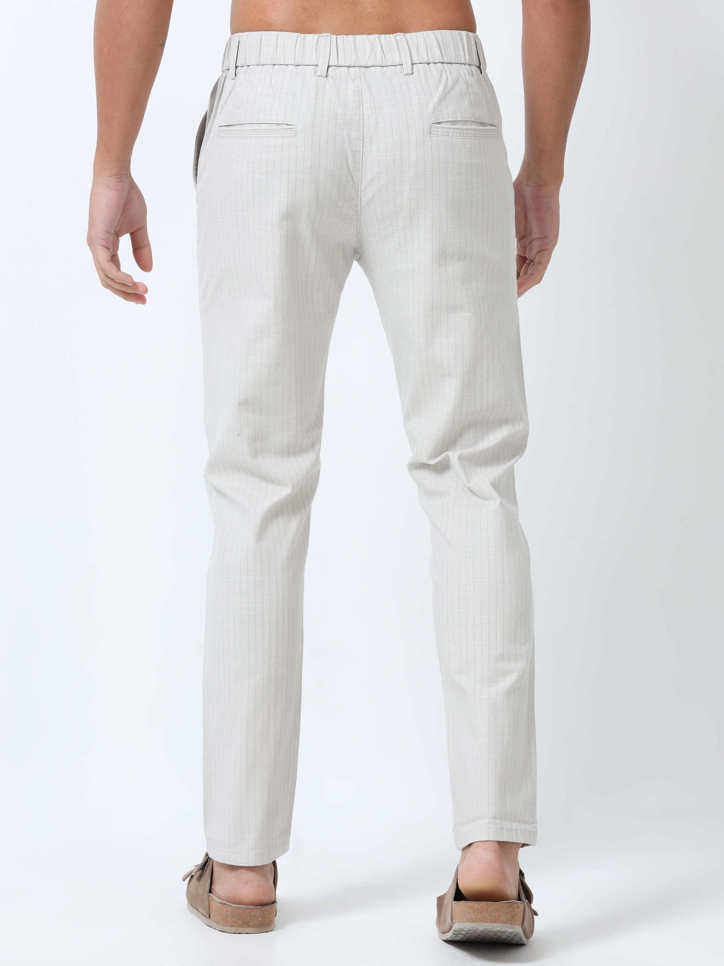 Men Beige Trouser