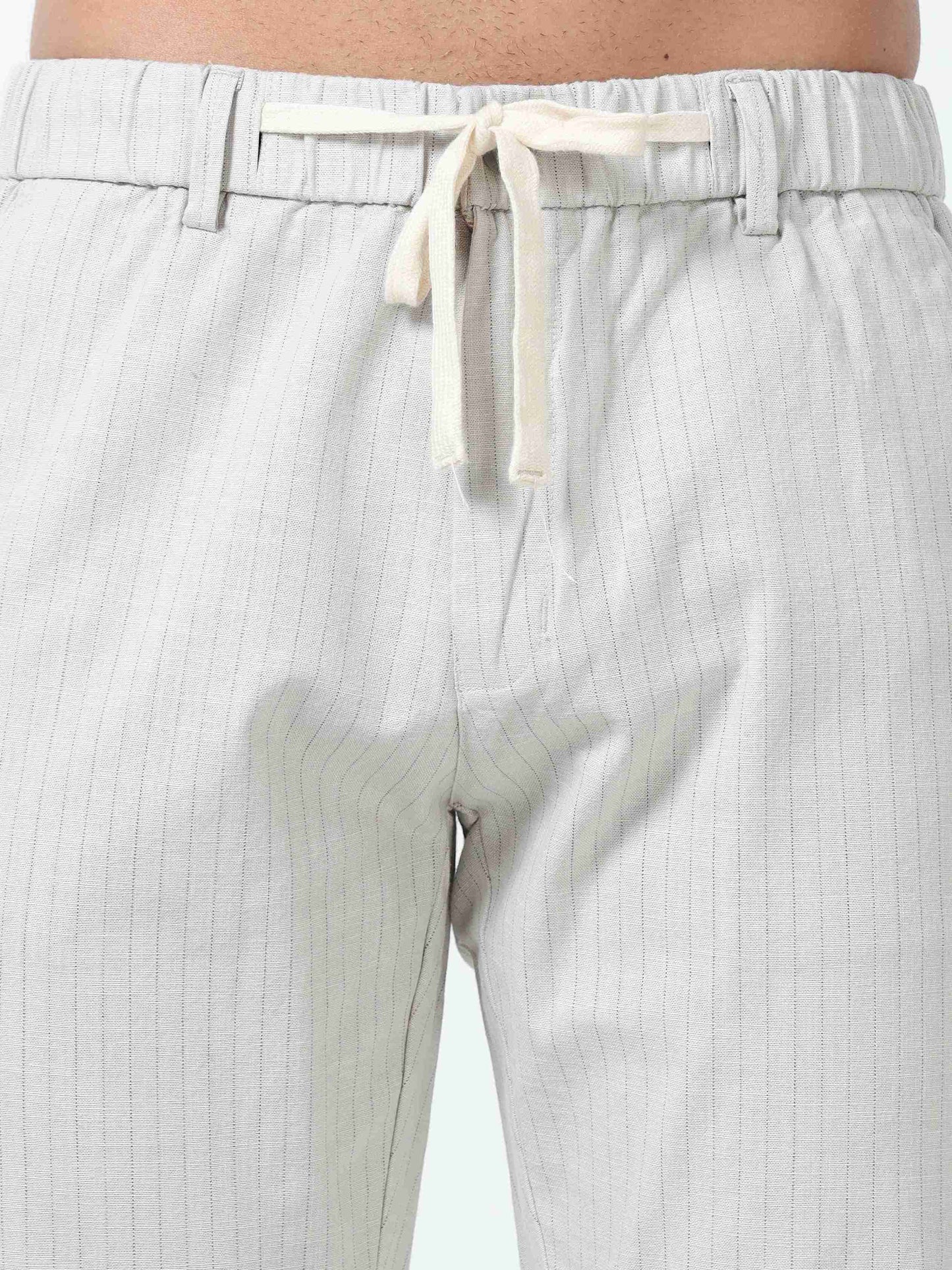 Men Beige Trouser