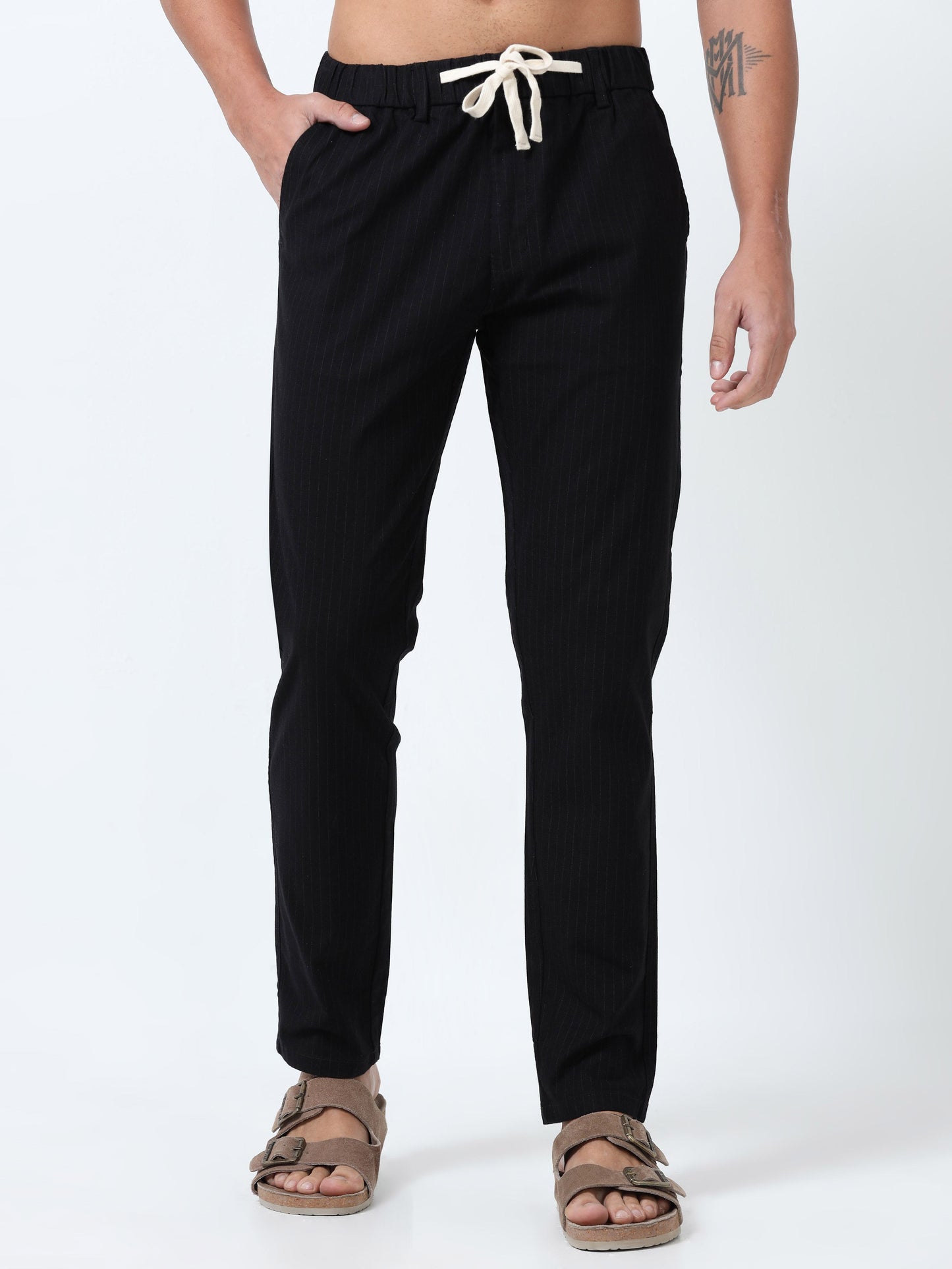 Men Black Trouser