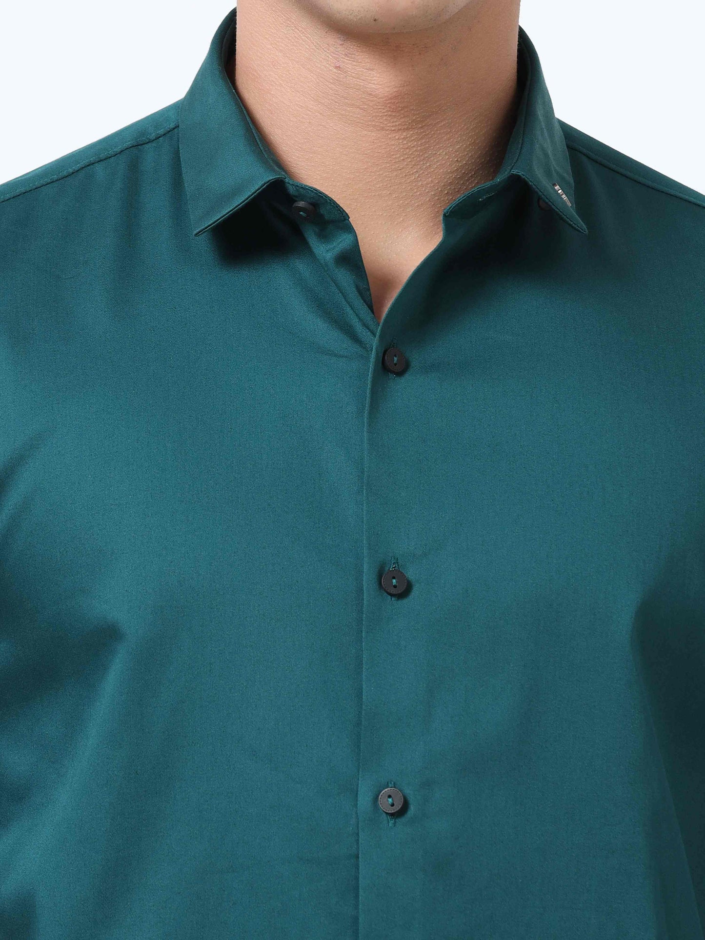 Dianne Solid Blue Formal Shirt for Men