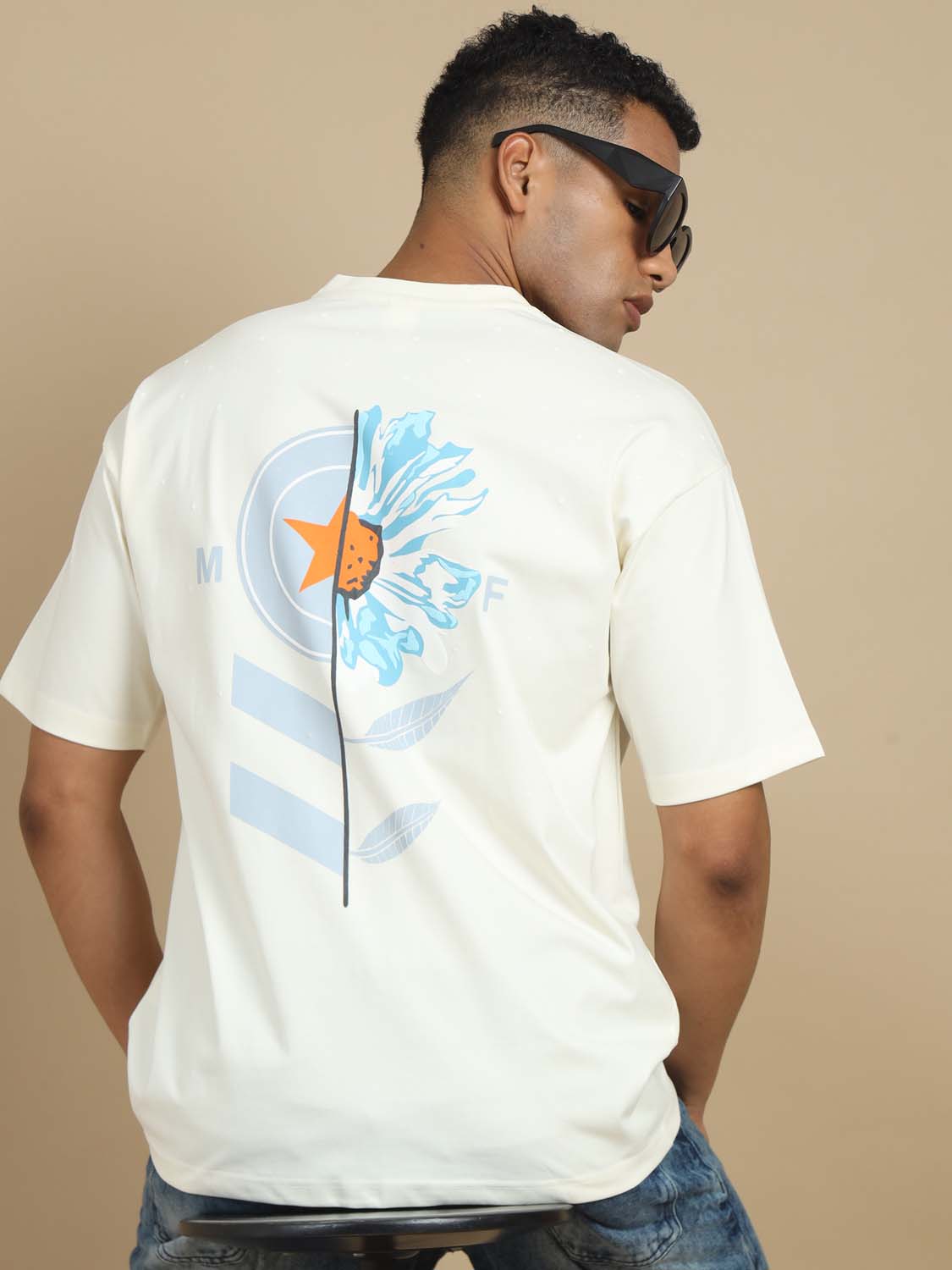 Puff Bomb Off White Oversized Shirt For Men