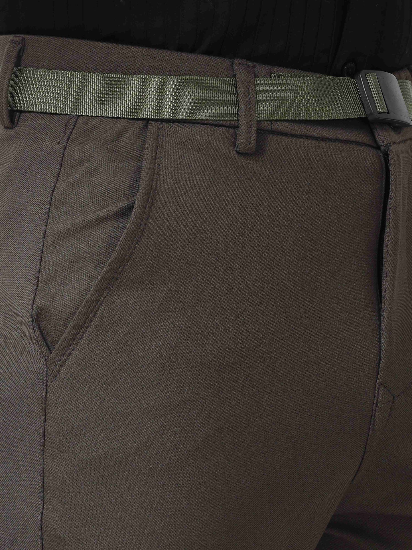 Men's Olive Green Trouser