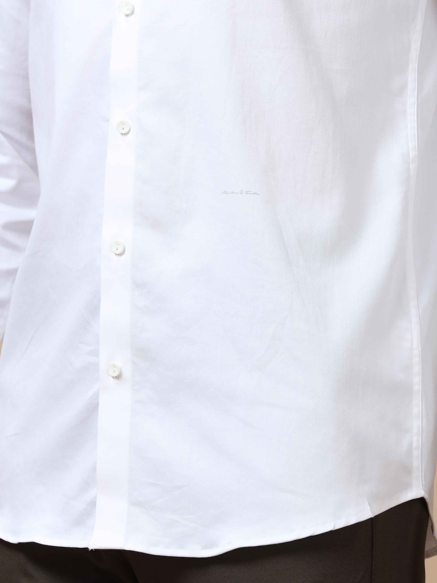 White Formal Shirt for Men 