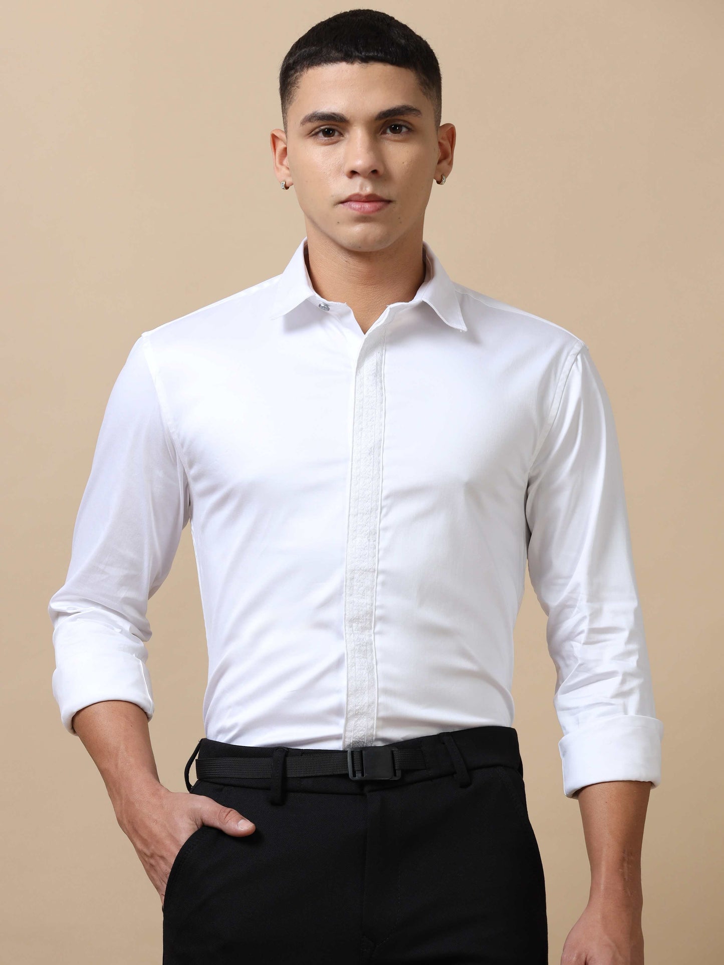 Mens White Party Wear