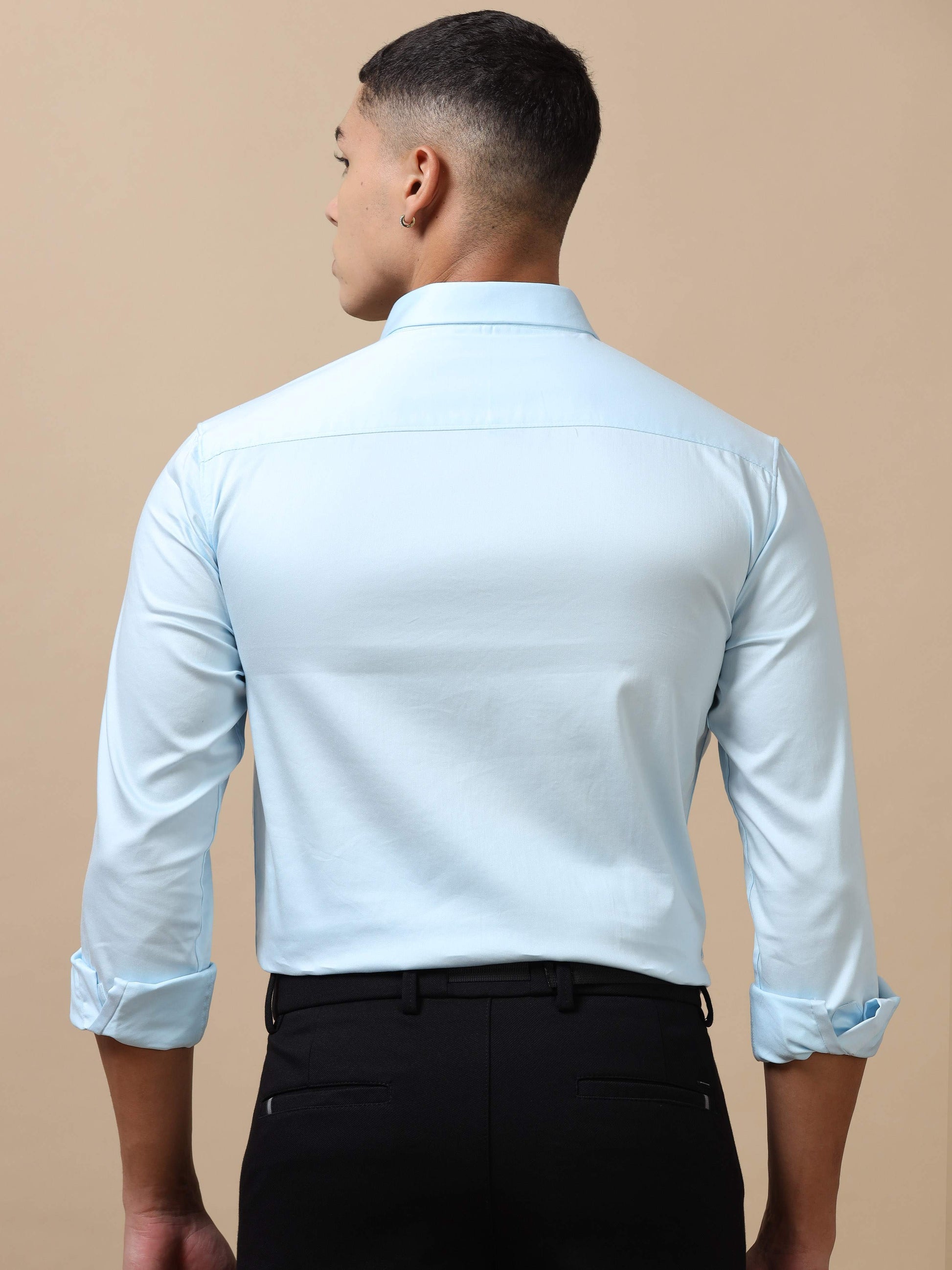  Light Blue Formal Shirt for Men