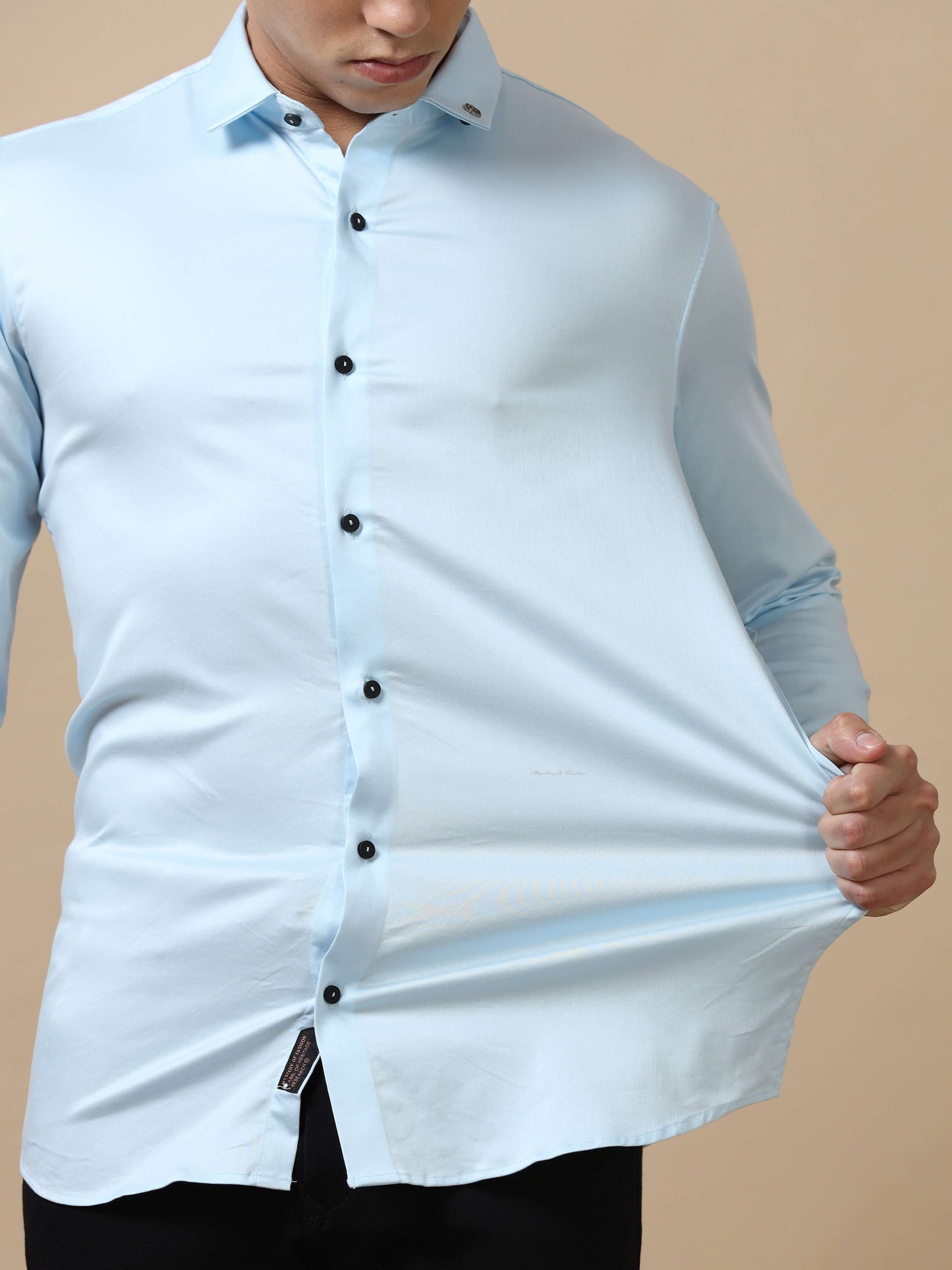  Light Blue Formal Shirt for Men