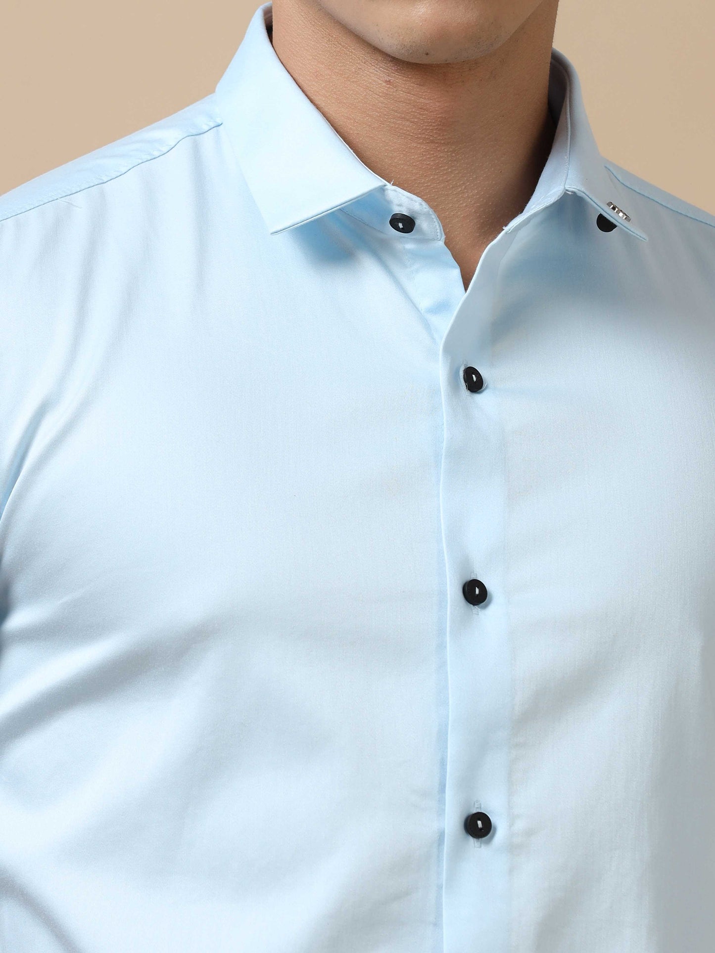  Light Blue Formal Shirt for Men