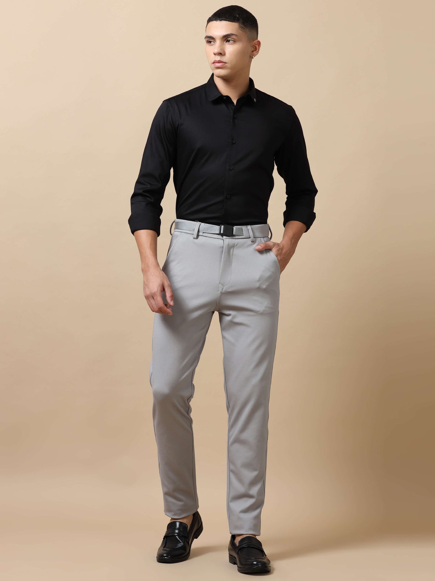 Mens Light Grey Trouser