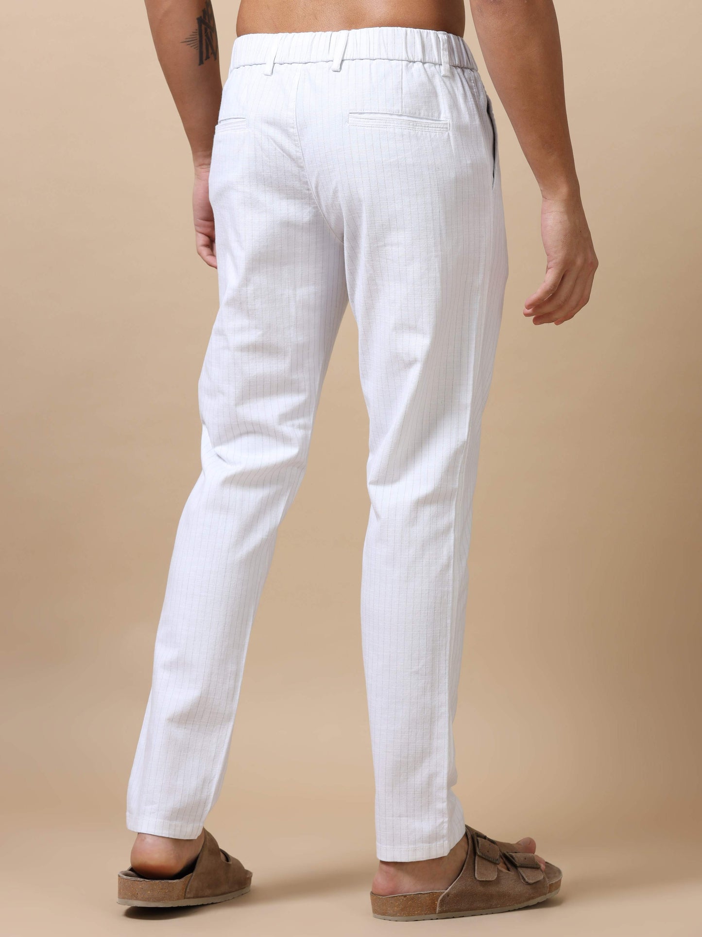 Men White Trouser