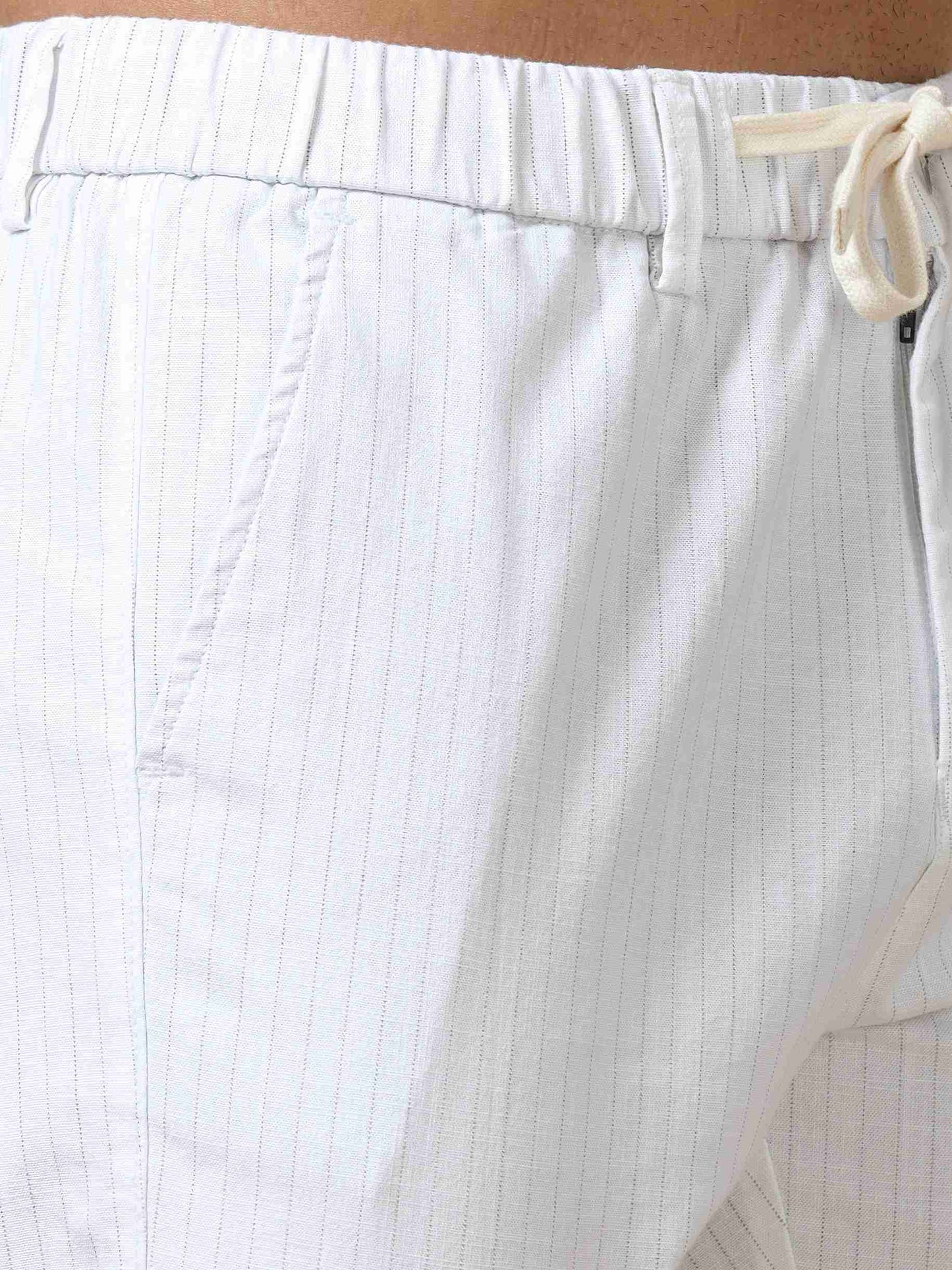 Men White Trouser