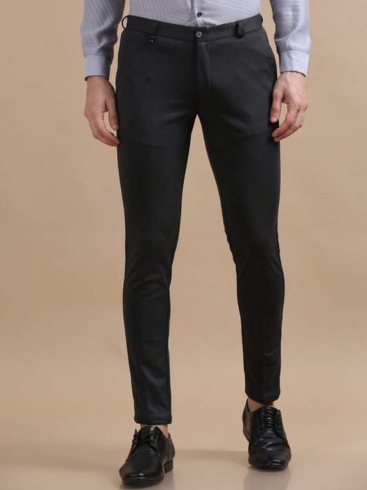 Dapper Sense Black Chinos For Men