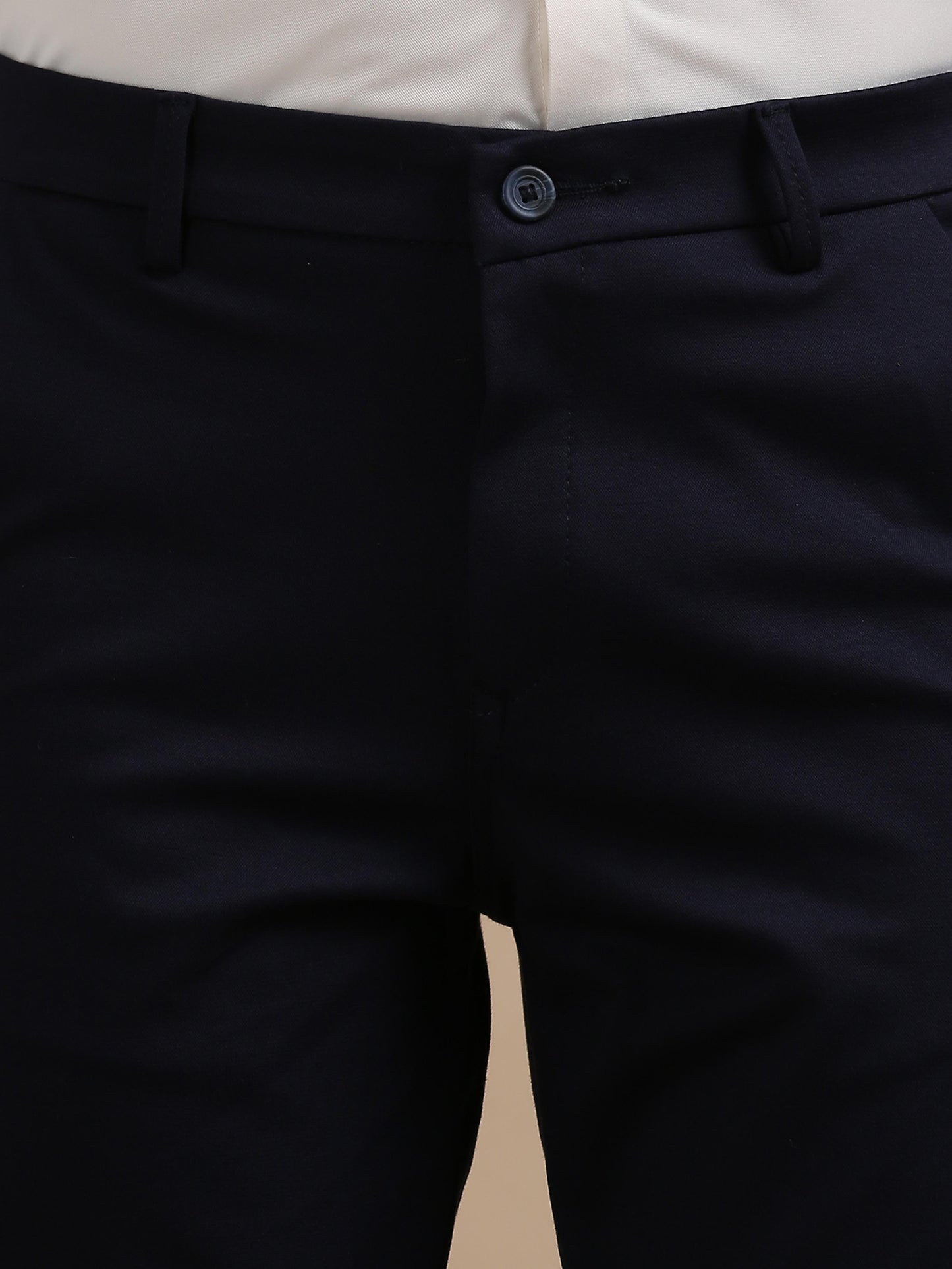  Flexi fusio Mens Black Chino Pants For Men