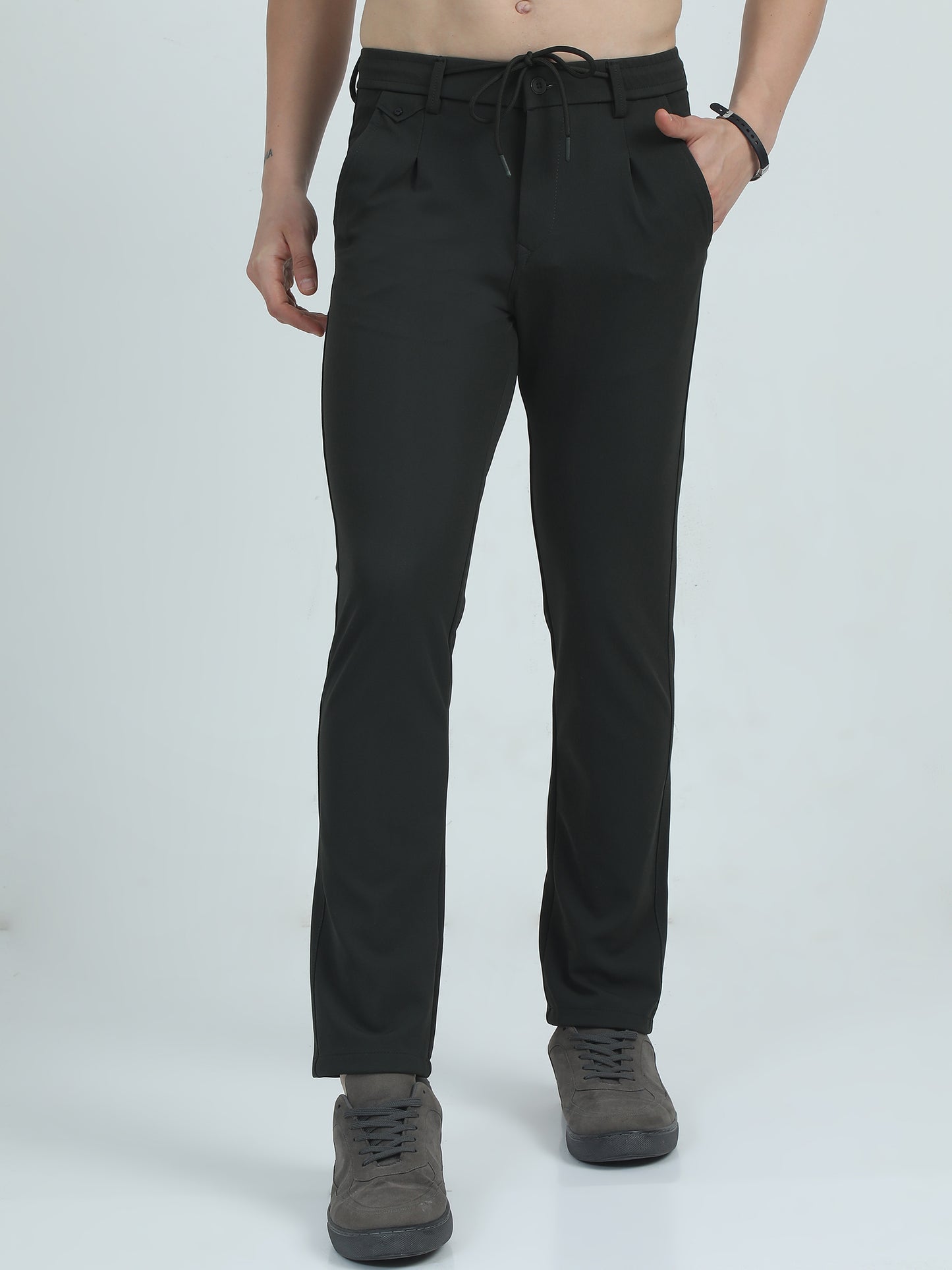 Green Slim Fit Trouser