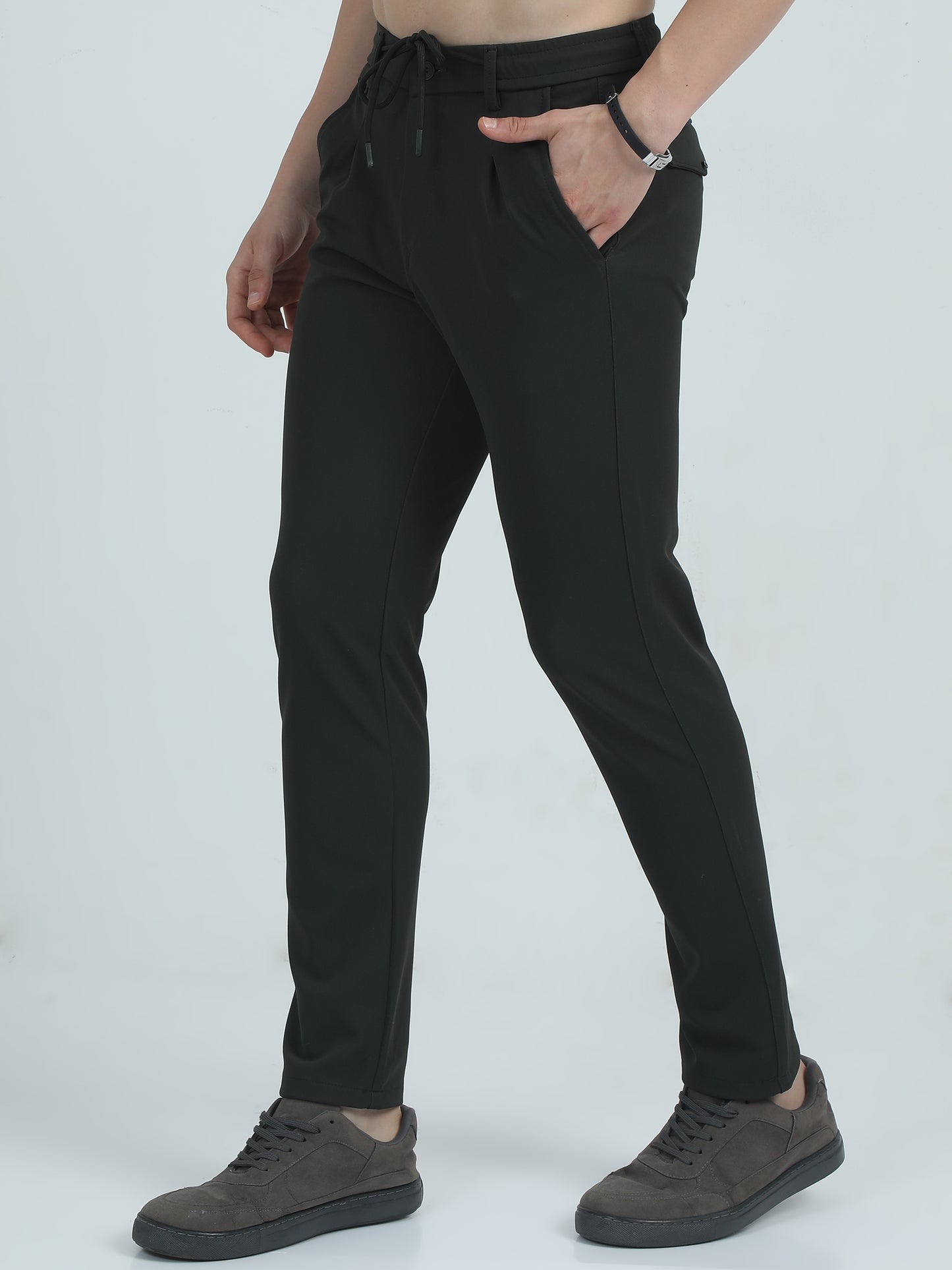 Green Slim Fit Trouser