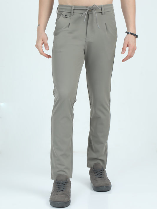 Slim Fit Khaki Trouser For Men