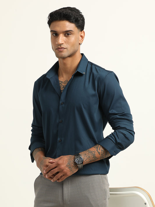 Peacock Blue Shirt