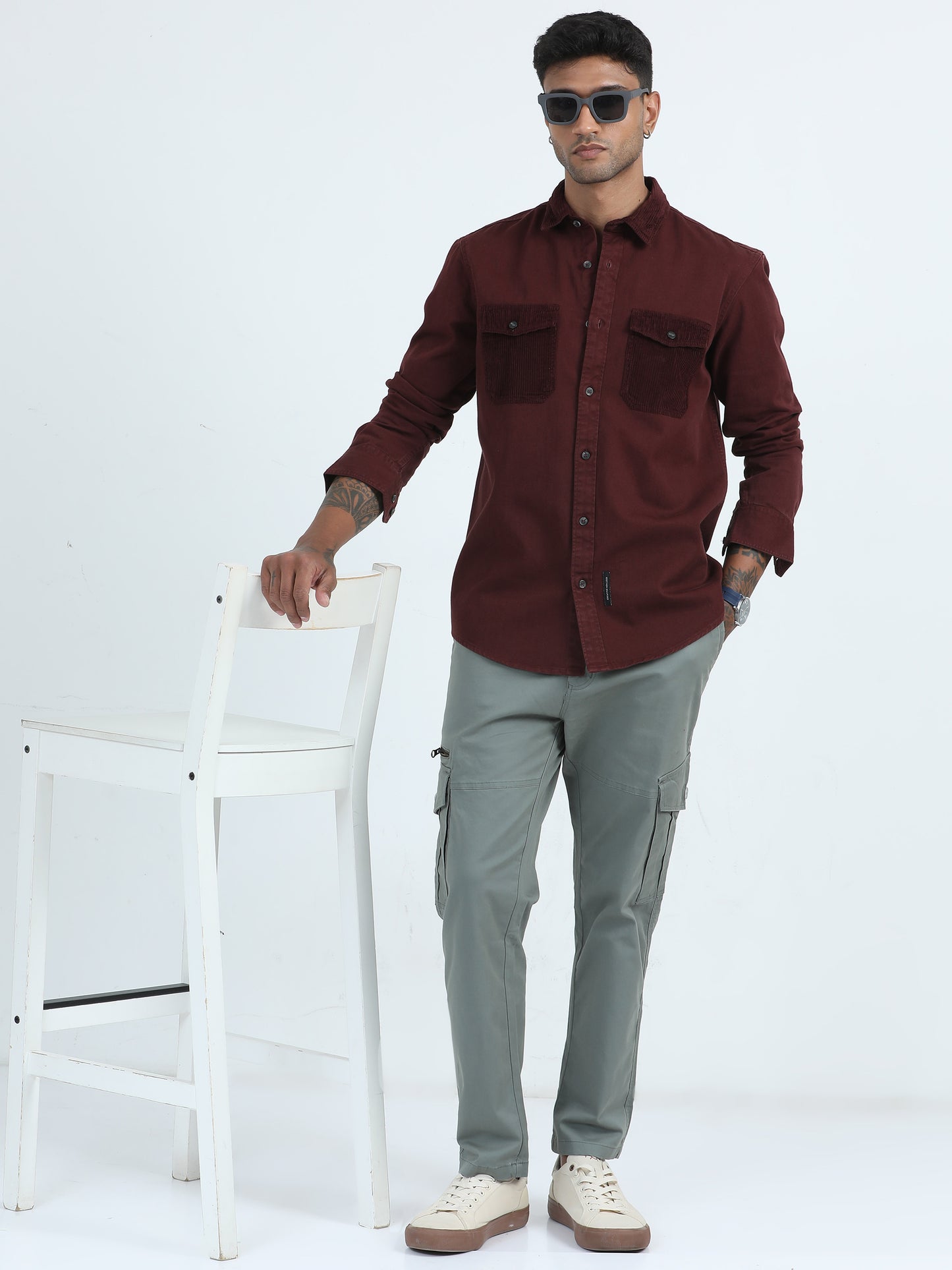 Twill RFD Shirt - Maroon