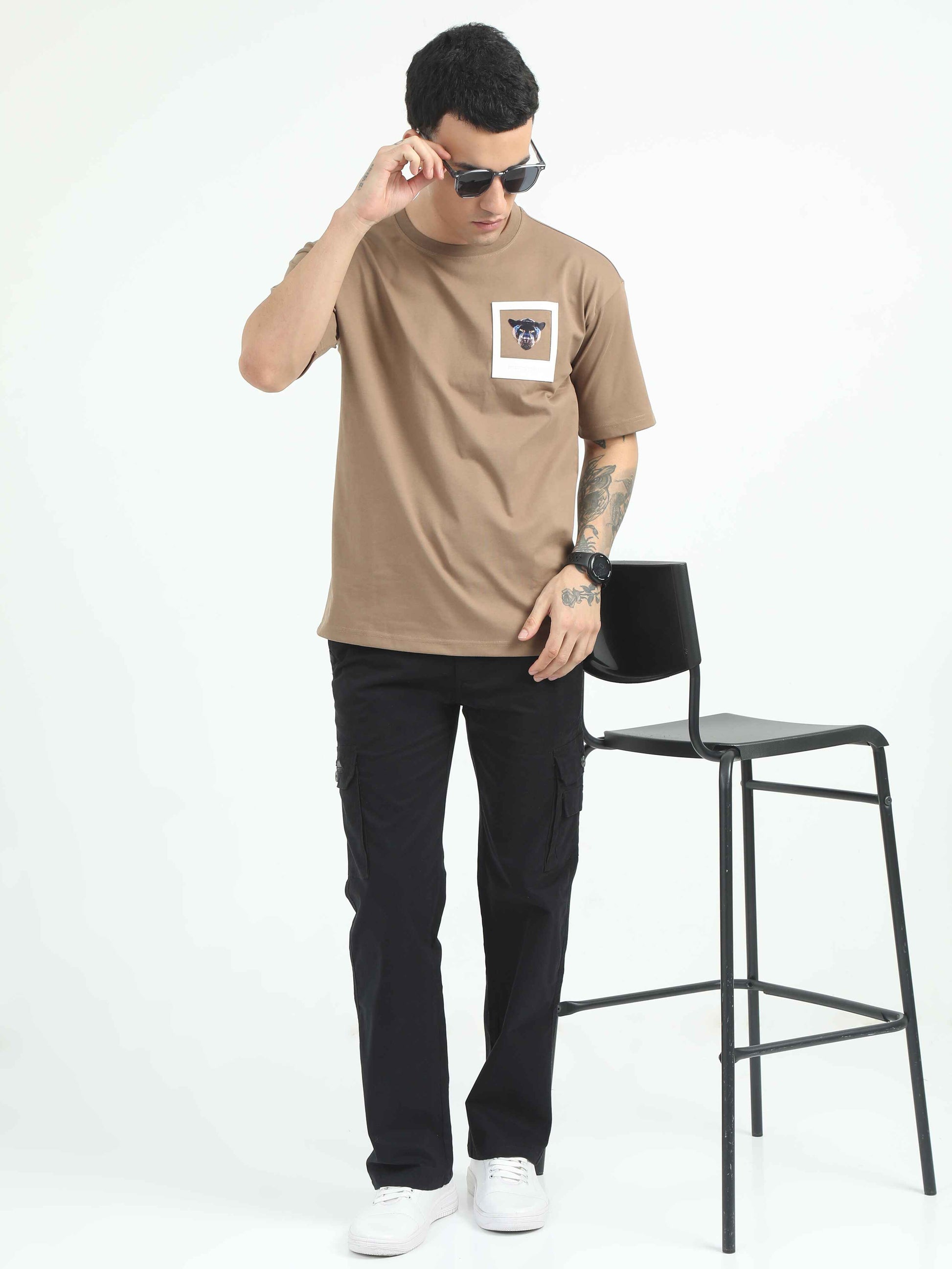  Black Relaxed Cargo Pants For Men