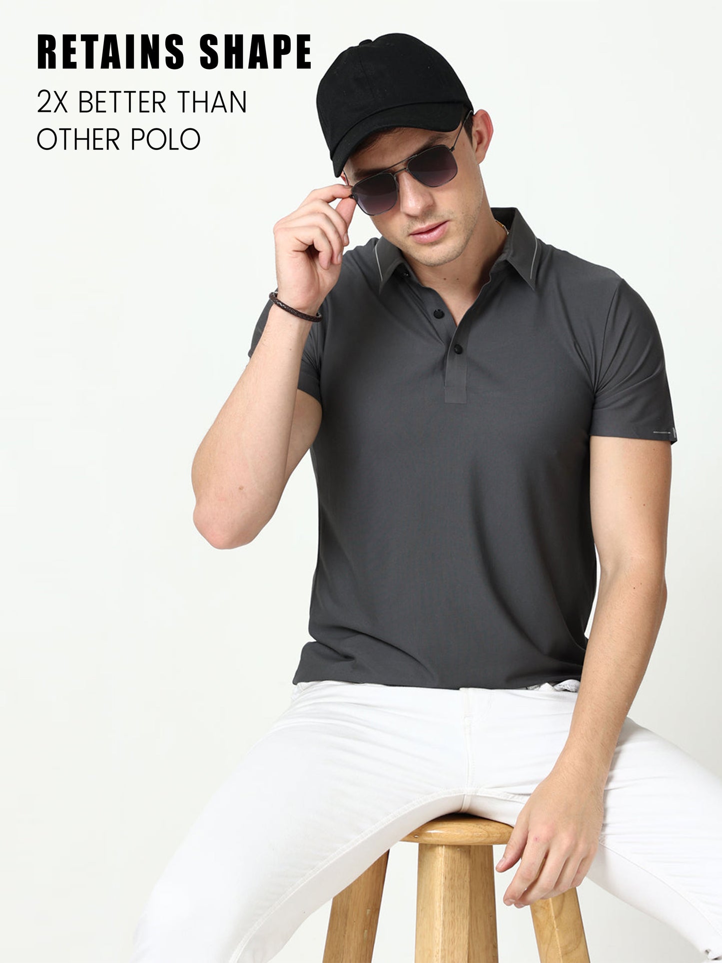 Seamless River Bed mens polo shirts