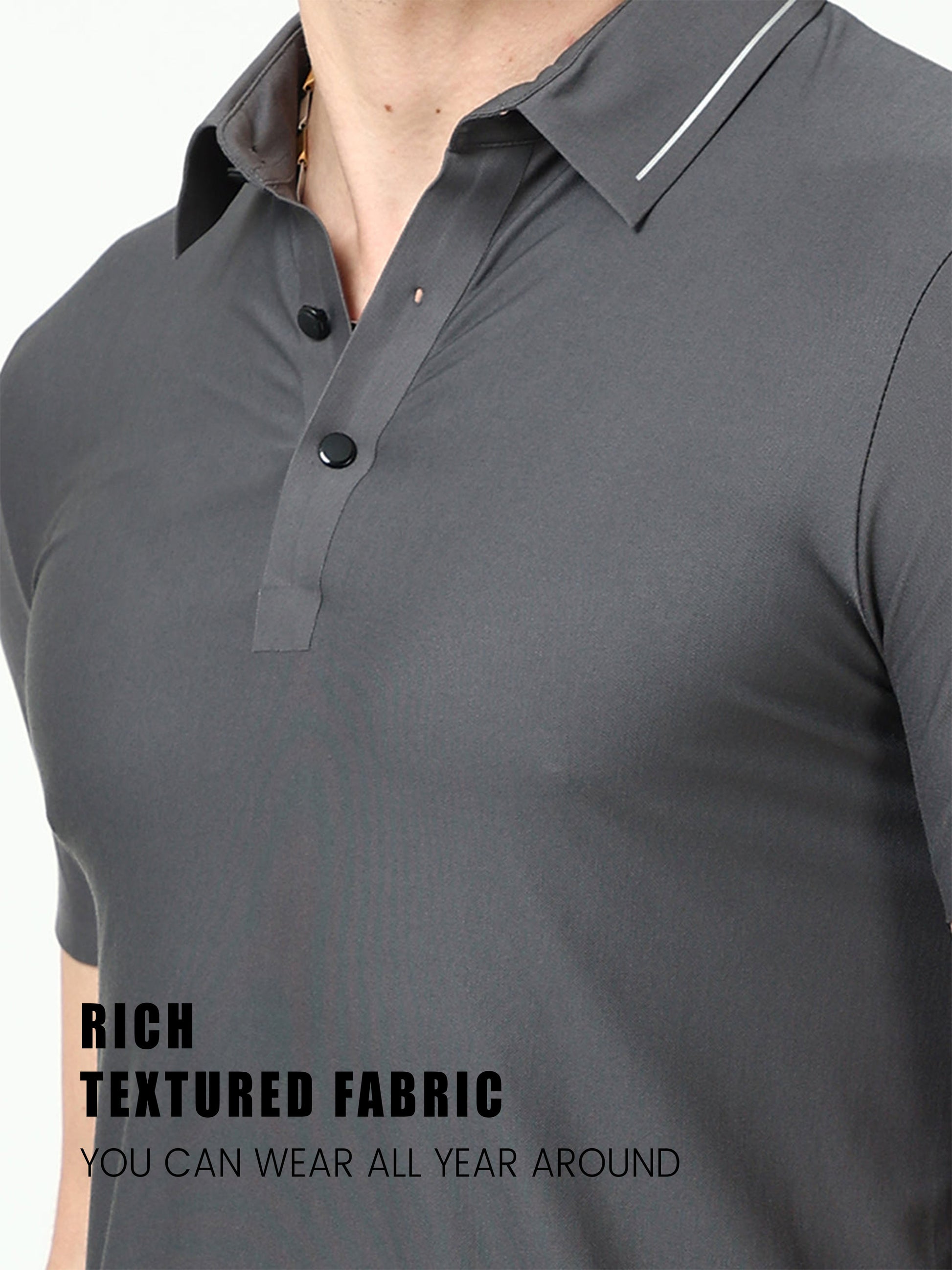 Seamless River Bed mens polo shirts