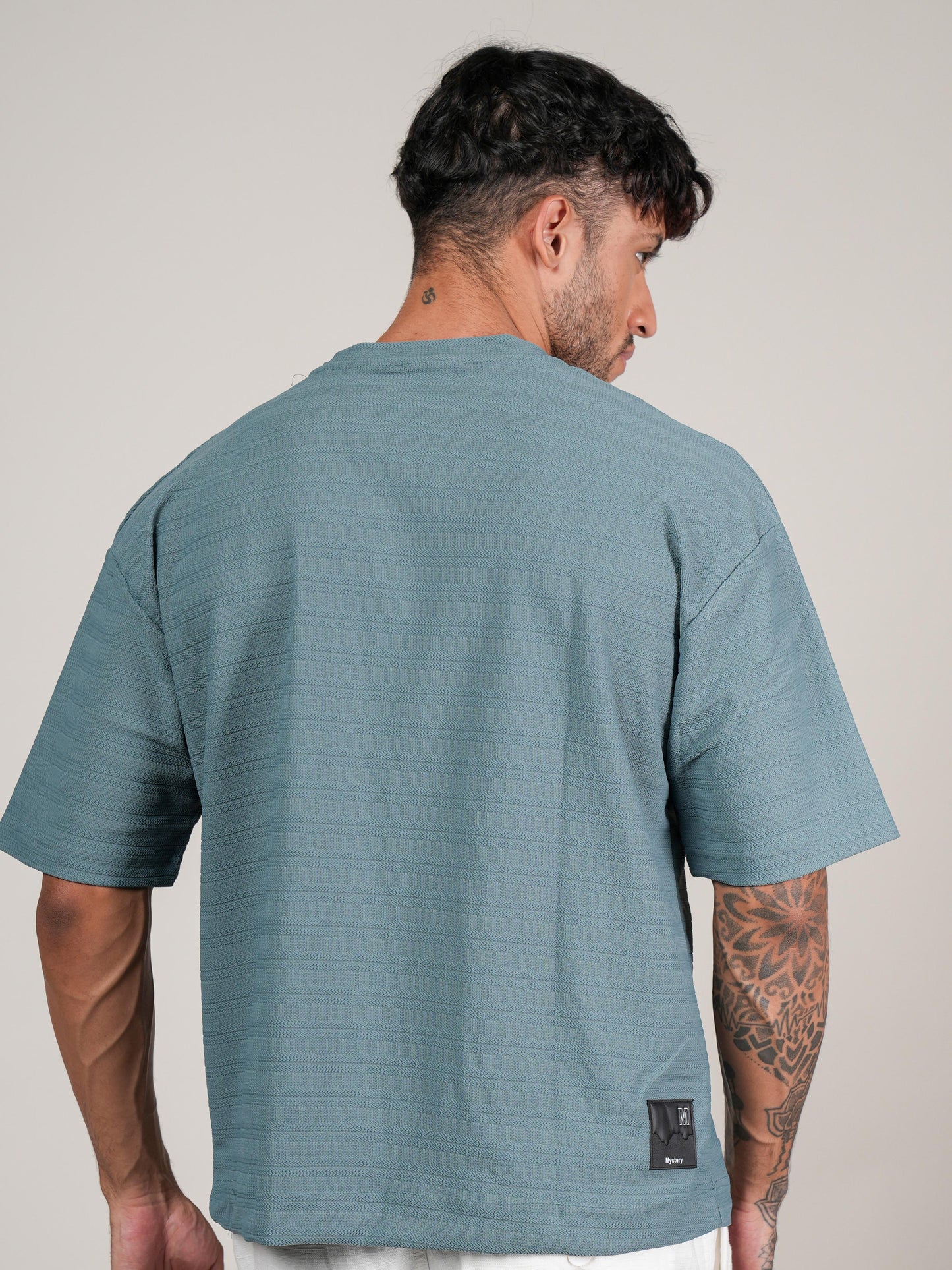Men’s Oversize Round Neck Tshirt Rama Green