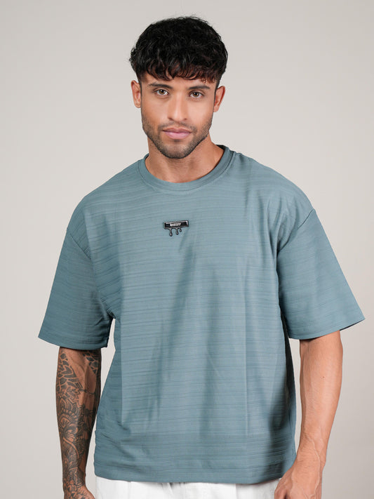 Men’s Oversize Round Neck Tshirt Rama Green