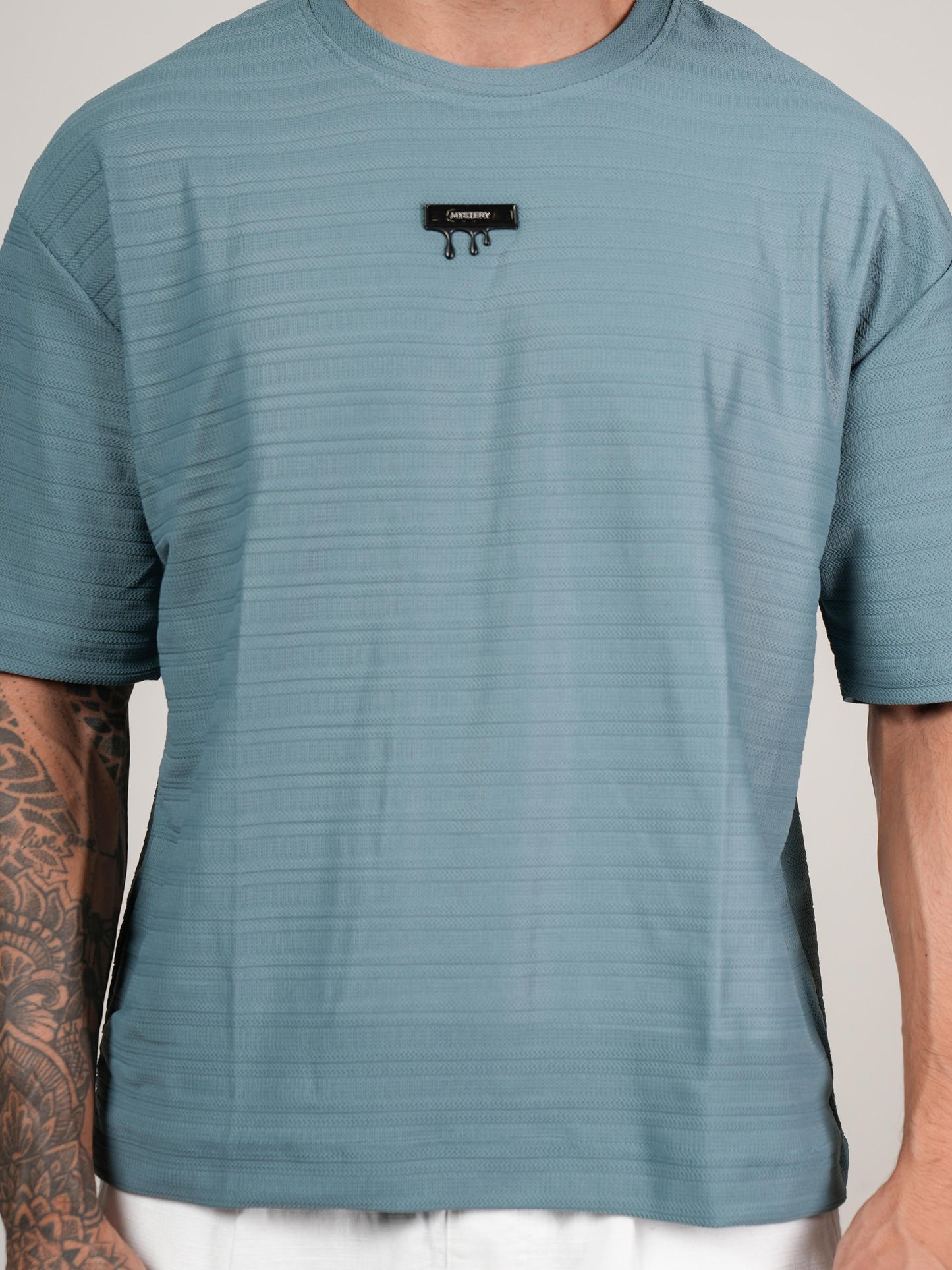 Men’s Oversize Round Neck Tshirt Rama Green