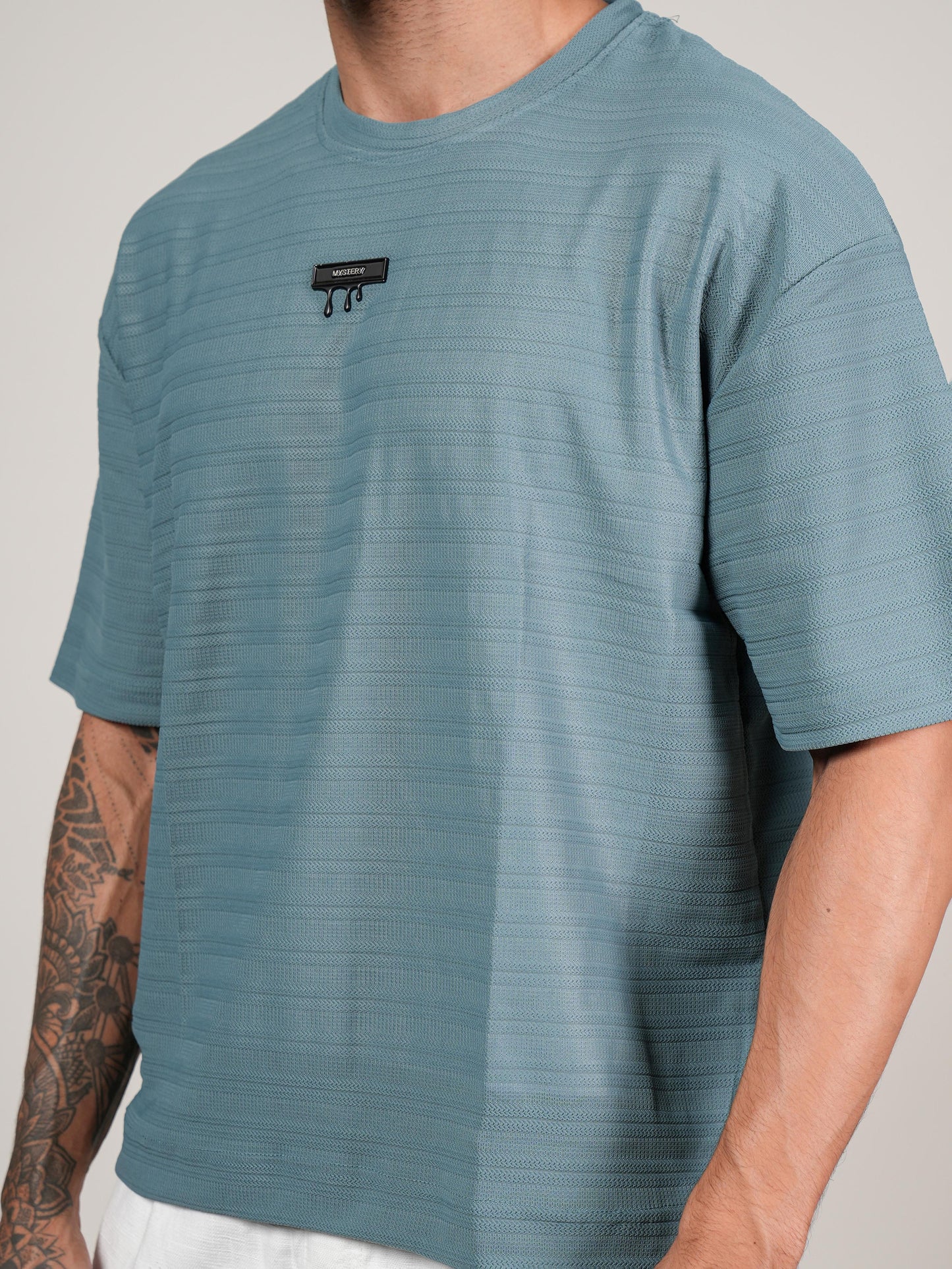 Men’s Oversize Round Neck Tshirt Rama Green